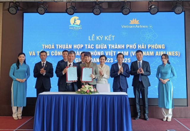 Vietnam Airlines và UBND thành phố Hải Phòng ký kết thỏa thuận hợp tác giai đoạn 2023 – 2025