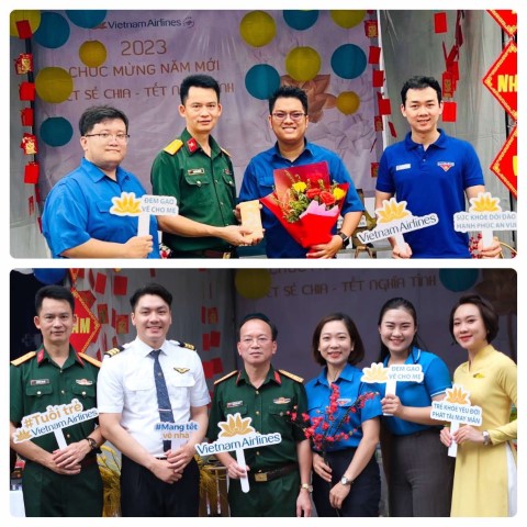 ĐTN khu vực Tân Sơn Nhất chung tay mang Tết đến với bệnh nhân có hoàn cảnh khó khăn