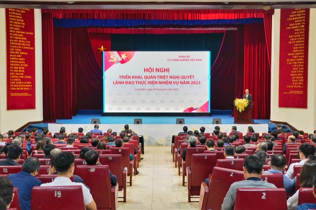 Đảng uỷ TCT tổ chức Hội nghị triển khai Nghị quyết lãnh đạo năm 2023