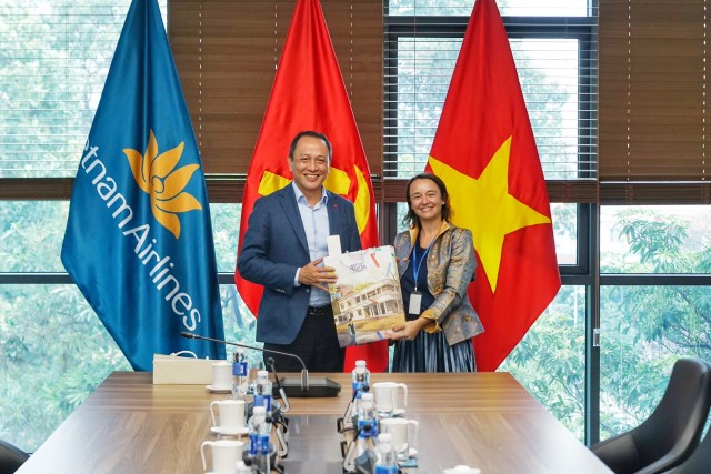 TGĐ tiếp đón Tham tán Hợp tác và Hoạt động Văn hóa, Giám đốc Viện Pháp tại Việt Nam, Đại sứ quán Pháp tại Việt Nam