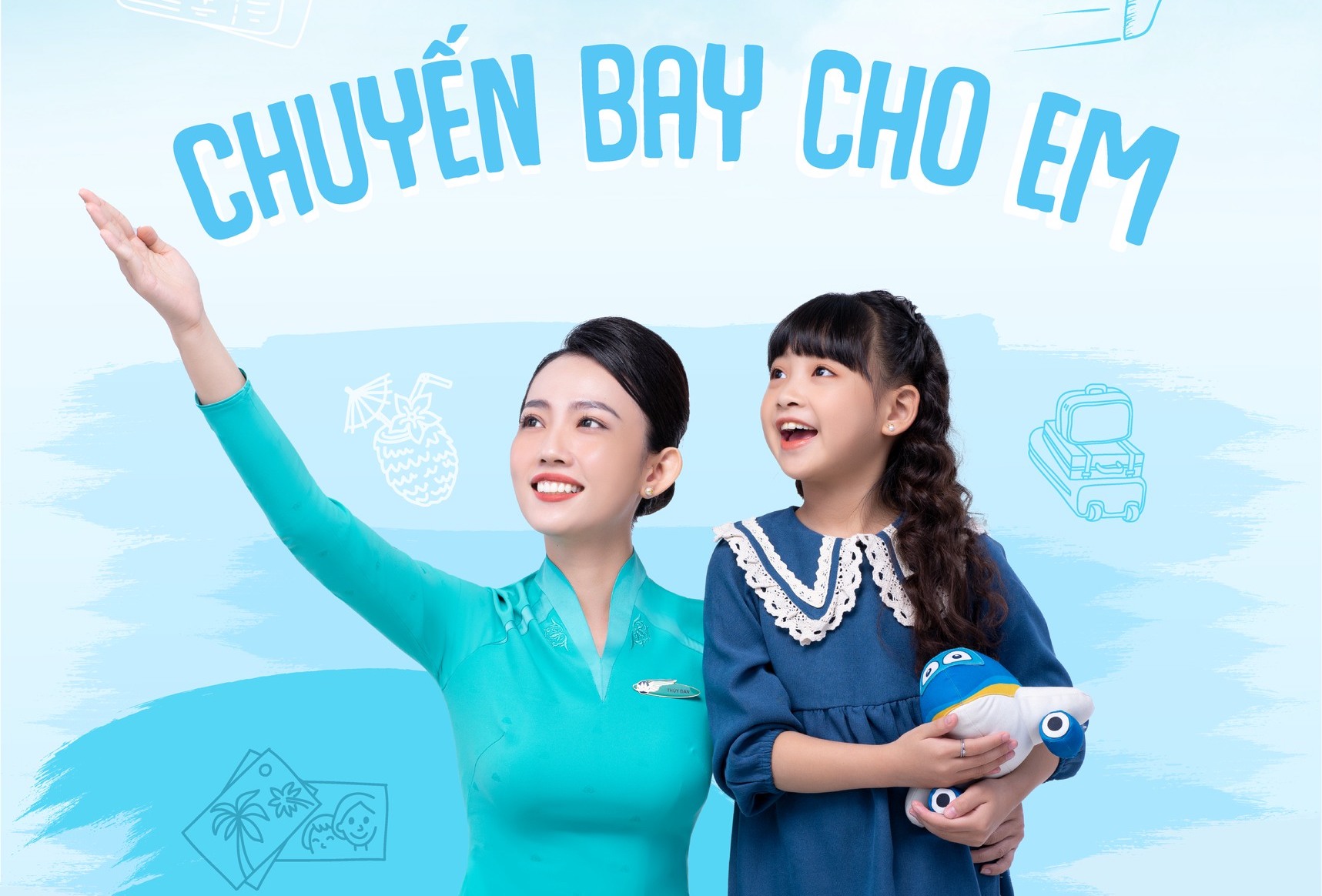 Chính thức ra mắt chuyến bay đặc biệt dành cho thiếu nhi – “chuyến bay cho em”