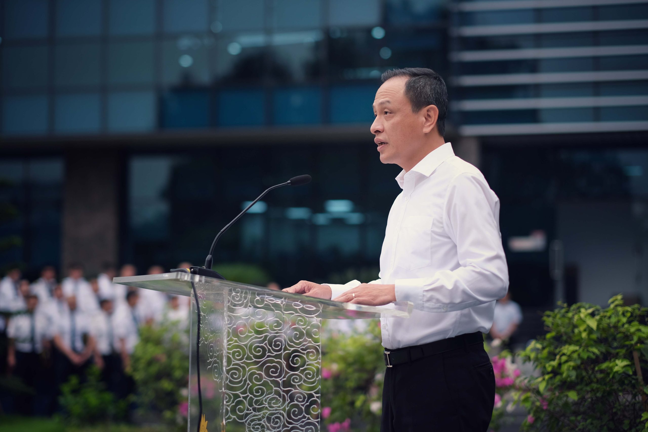 Chào cờ tháng 5 – Chào mừng kỷ niệm 30 năm Hãng HKQG, 28 năm TCT