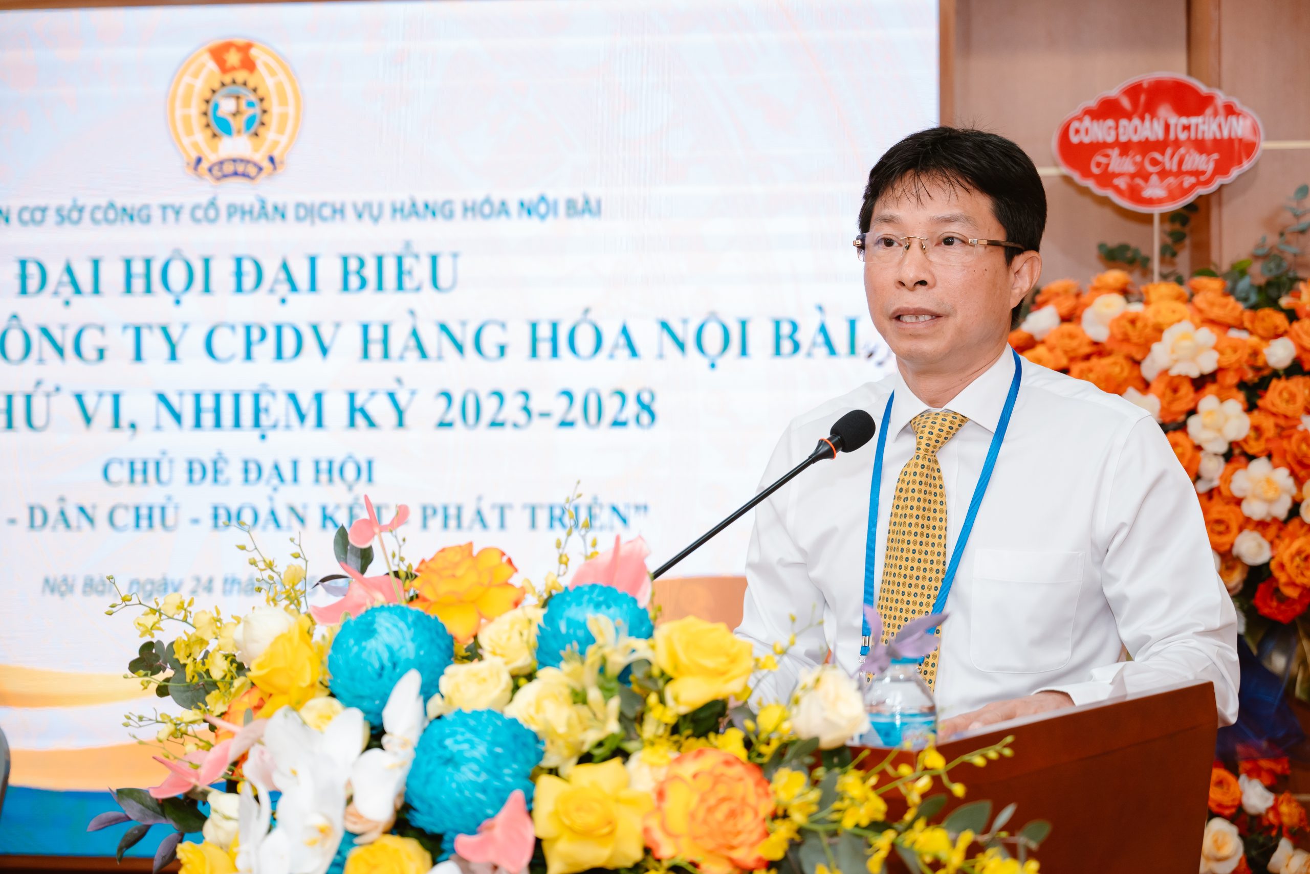 Công ty cổ phần dịch vụ hàng hóa Nội Bài tổ chức thành công Đại hội công đoàn cơ sở