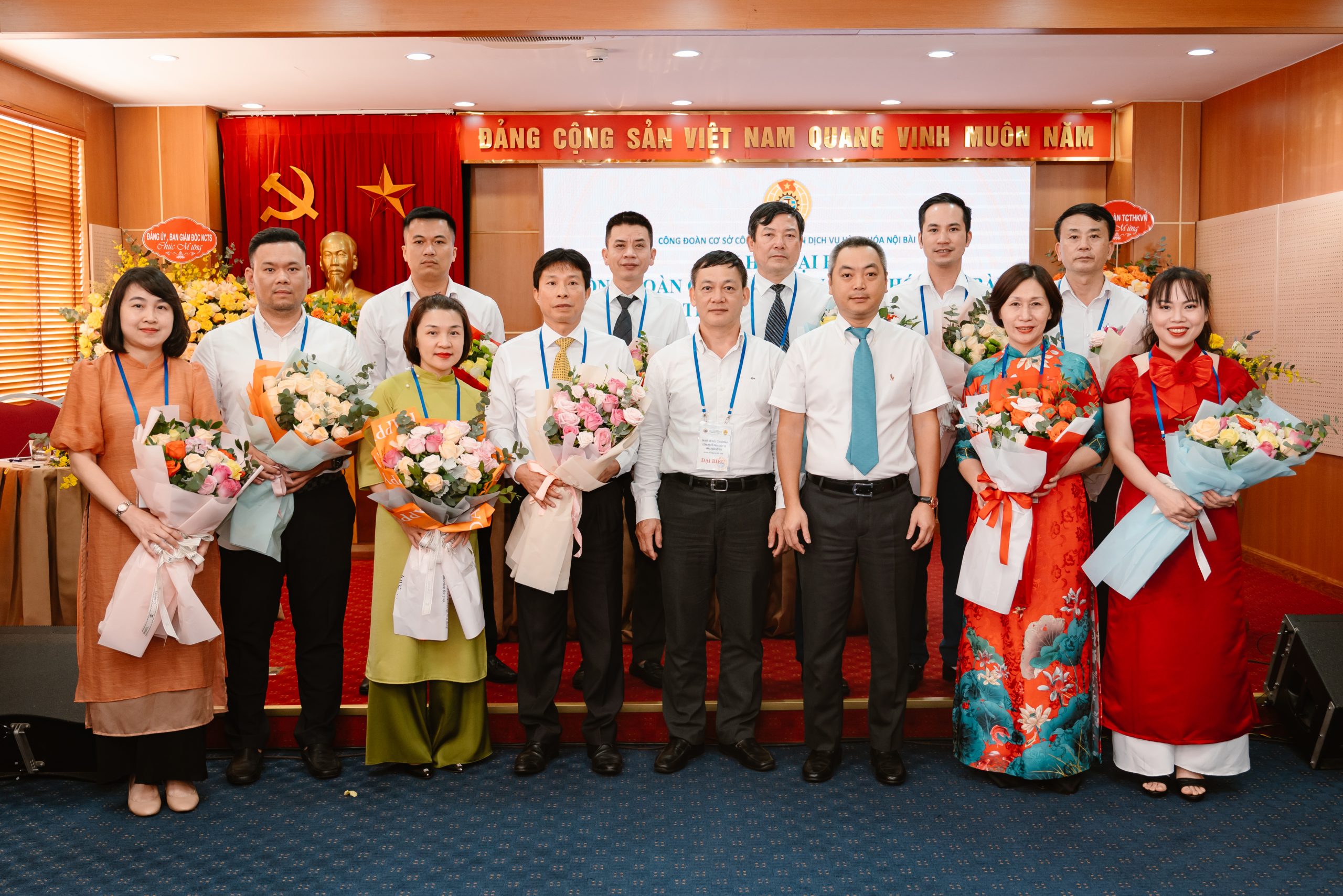 Công ty cổ phần dịch vụ hàng hóa Nội Bài tổ chức thành công Đại hội công đoàn cơ sở