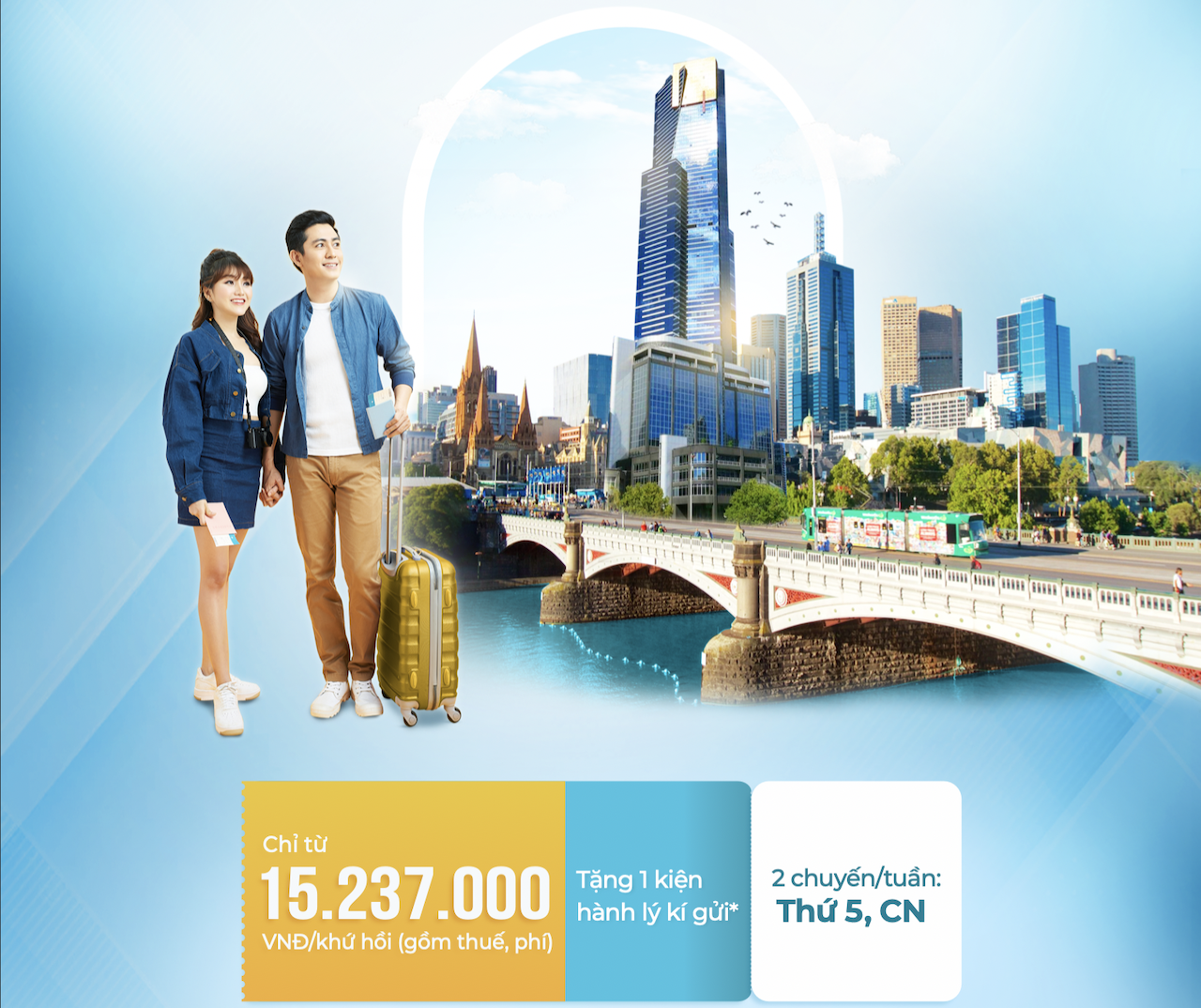 Vietnam Airlines mang đến combo ưu đãi hấp dẫn trên hành trình Hà Nội – Melbourne