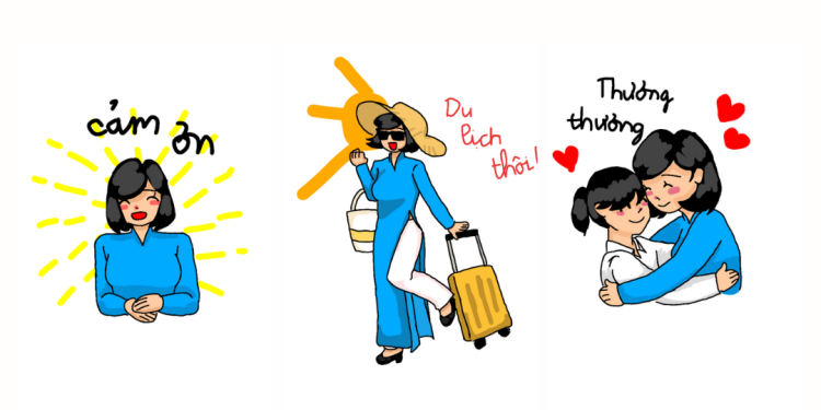 [30 năm – Sticker] Bài dự thi của chị Đặng Như Mơ – VIAGS Nội Bài