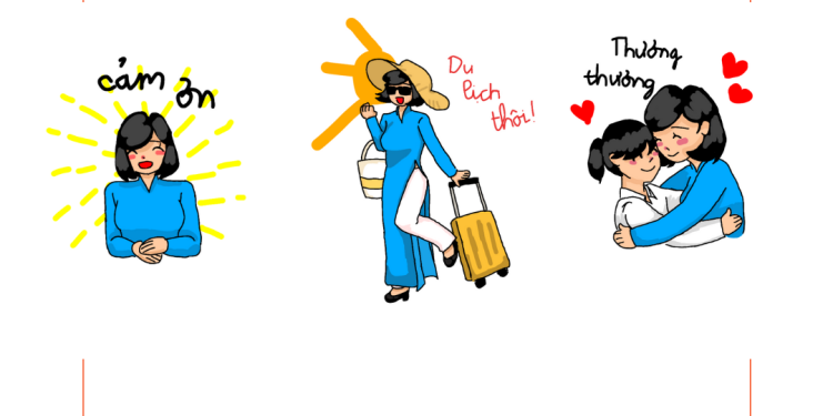 [30 năm – Sticker] Bài dự thi của chị Đặng Như Mơ – VIAGS Nội Bài