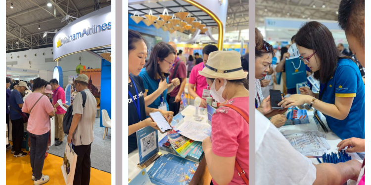 VNA quảng bá sản phẩm, dịch vụ 4 sao tại Triển lãm Du lịch Quốc tế Bắc Kinh 2023