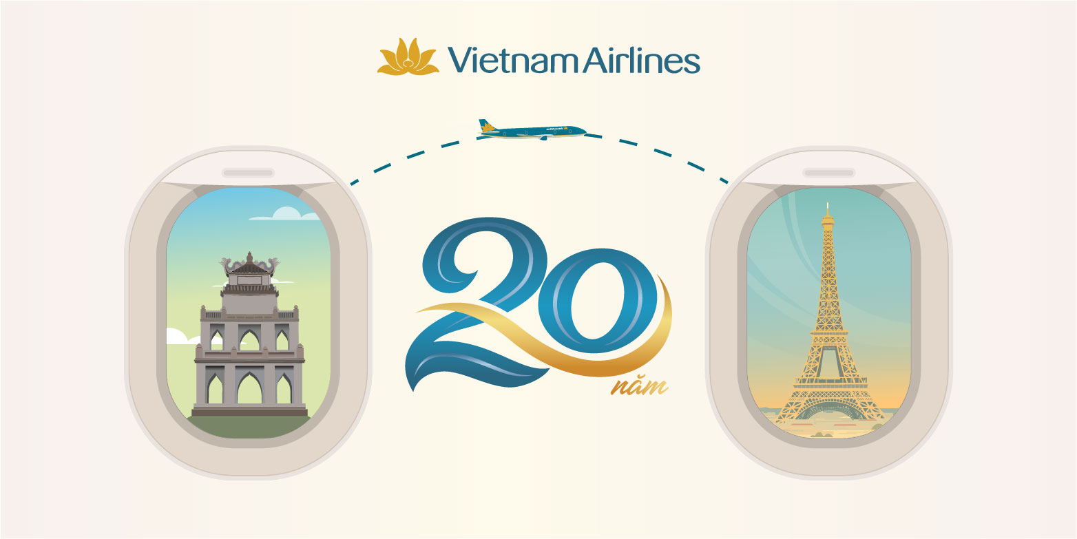 [Infographic] 20 năm đường bay thẳng Việt Nam – Pháp và những dấu mốc đặc biệt
