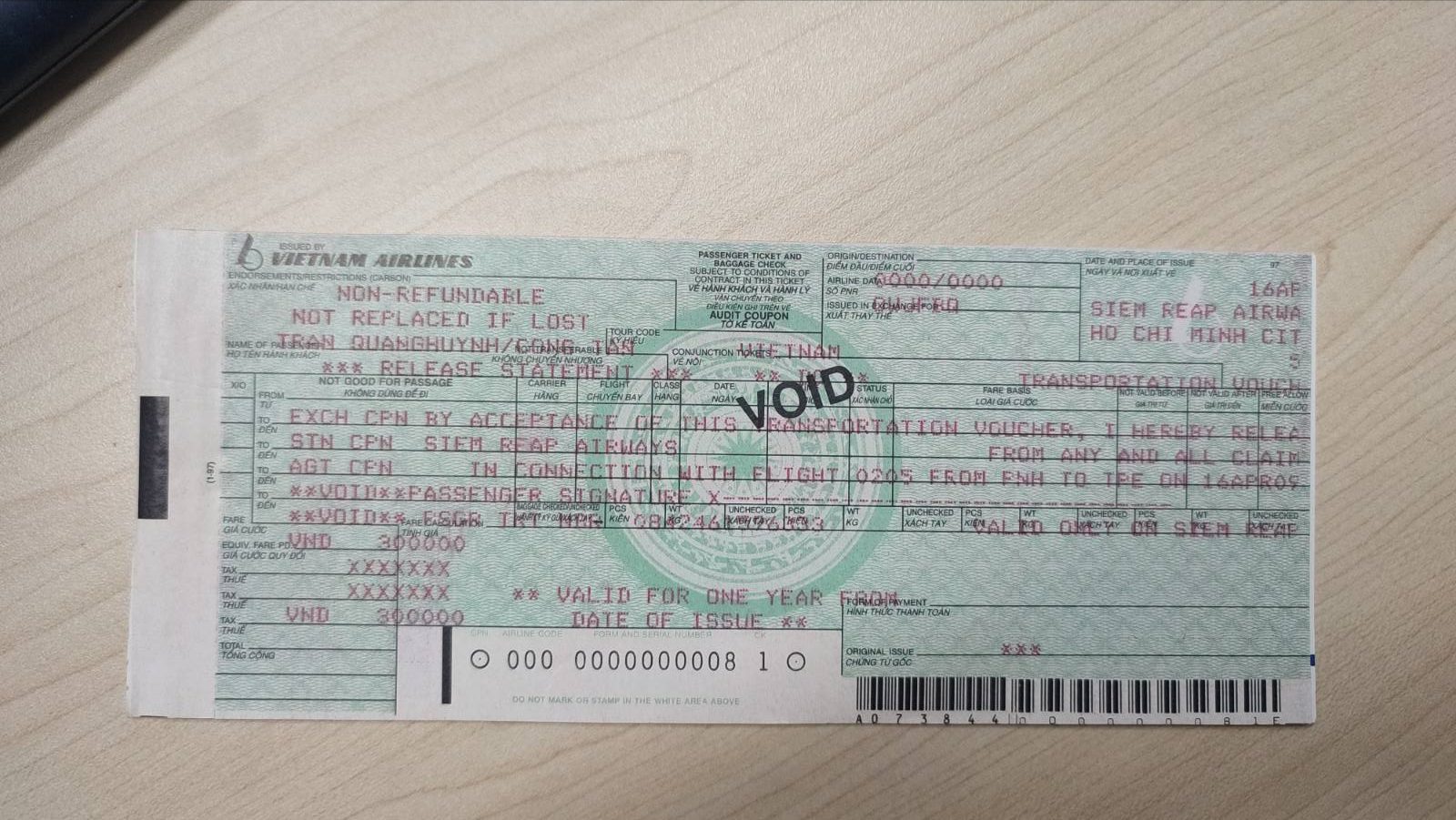 [Kỷ vật] Vé giấy – Kỷ vật gắn liền với hành trình phát triển của Vietnam Airlines