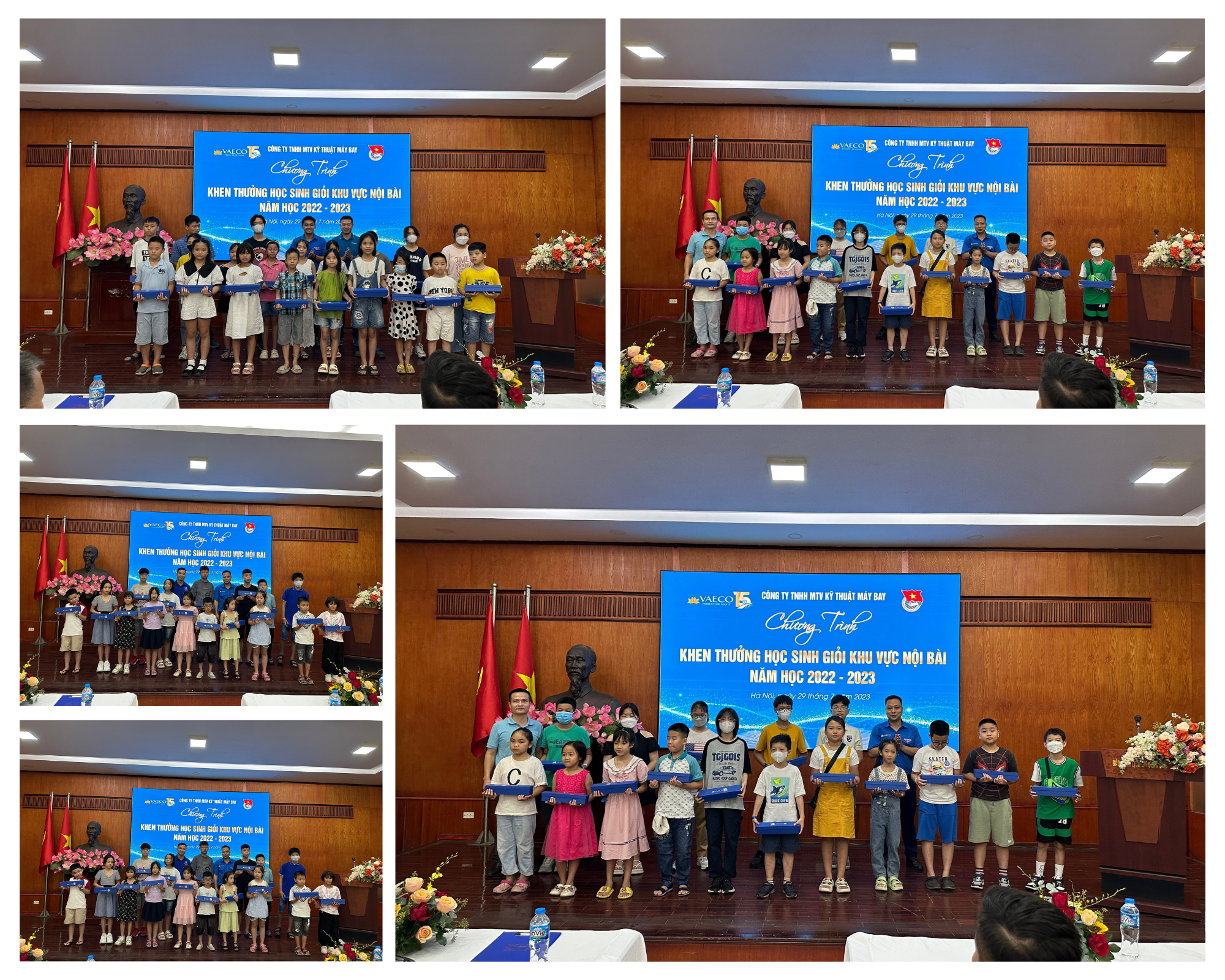 ĐTN VAECO:  Tuyên dương, khen thưởng các cháu học sinh giỏi năm 2022-2023