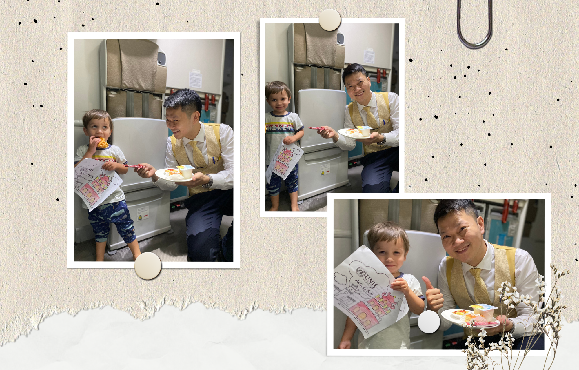 Tình cảm nhỏ bé trao gửi trên những tầng mây