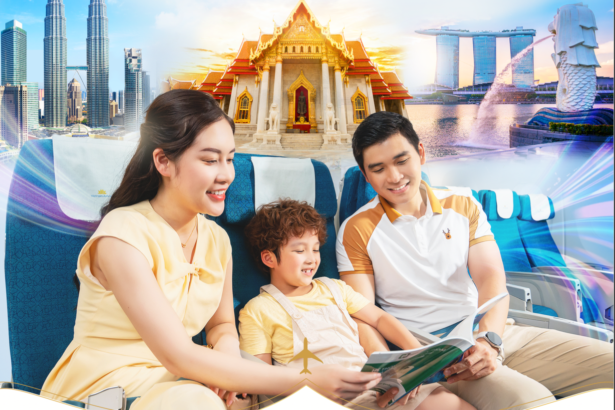 VNA ưu đãi “khủng” trên đường bay Đông Nam Á và Đông Bắc Á
