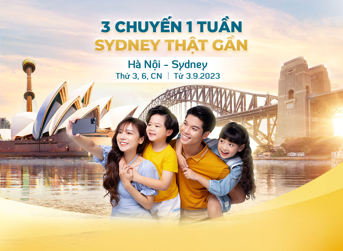 Vietnam Airlines tăng tần suất khai thác trên đường bay giữa Hà Nội và Sydney