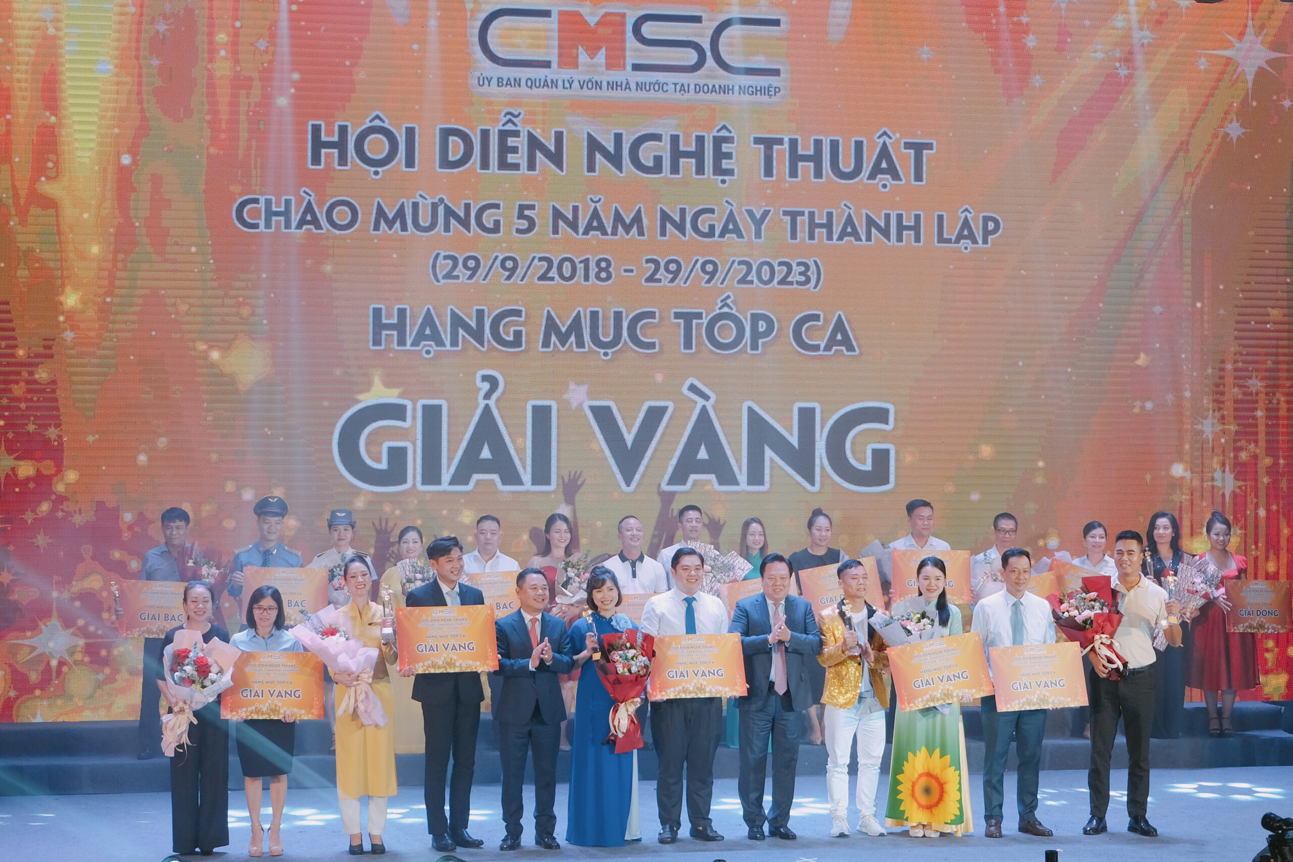3 tiết mục dự thi của VNA “giật giải” Vàng tại Hội diễn Nghệ thuật chào mừng 5 năm thành lập UBQLVNN