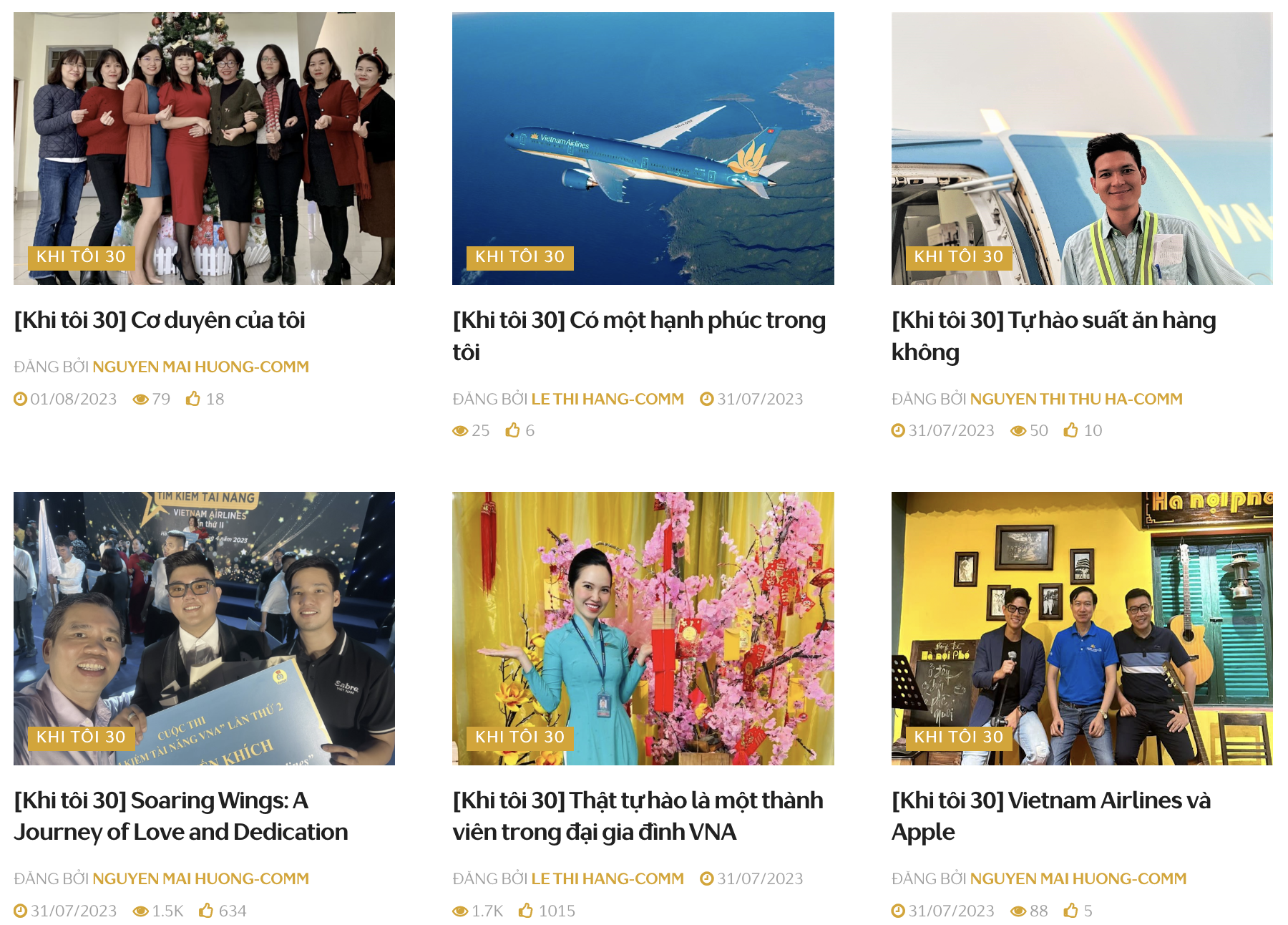 Gia hạn thời gian nhận bài dự thi “Khi tôi 30”