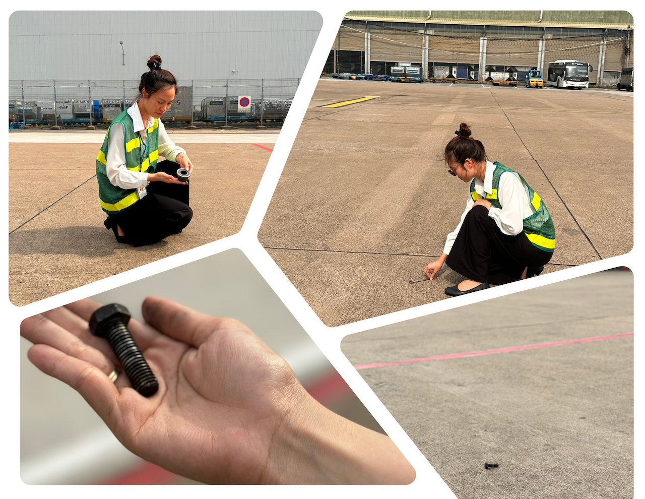 “Những chiến sỹ mở đường” kiểm soát FOD cho chuyến bay an toàn