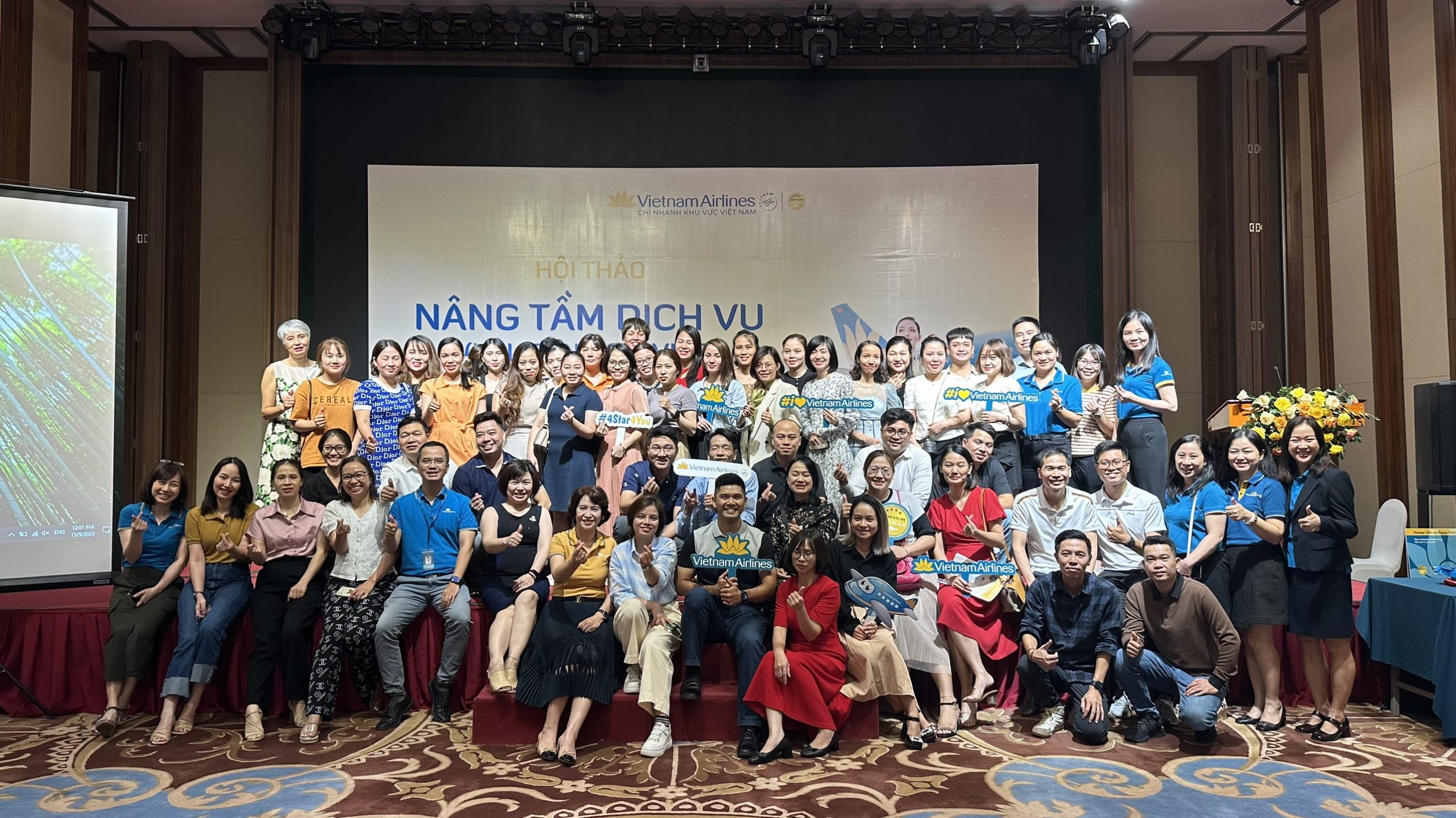 Hội thảo Nâng tầm dịch vụ kết hợp team building cho nhân viên bán Đại lý hành khách năm 2023