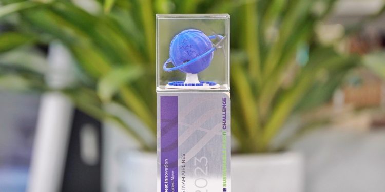 Vietnam Airlines awarded at Skyteam Sustainable Flight Challenge