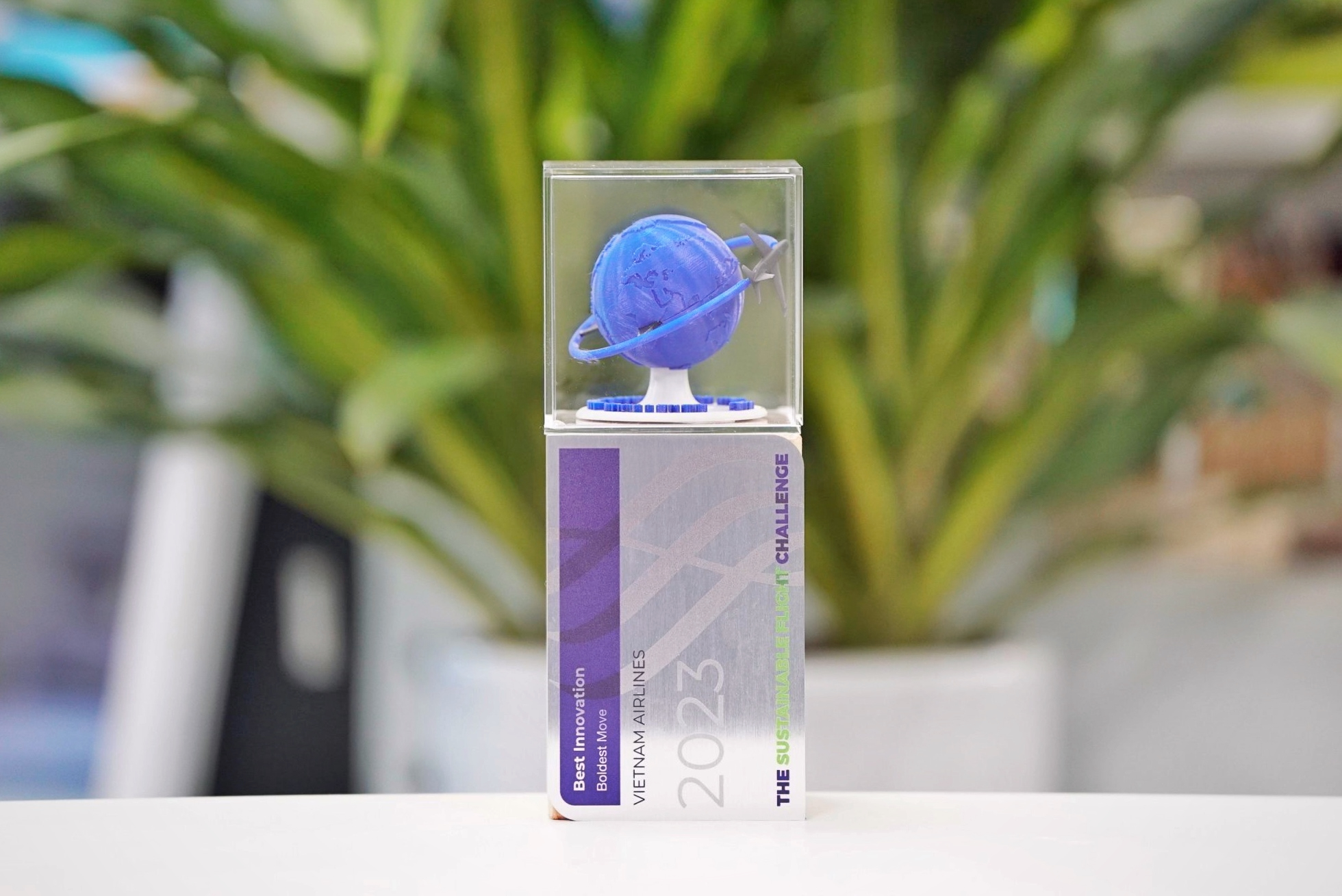 Vietnam Airlines awarded at Skyteam Sustainable Flight Challenge