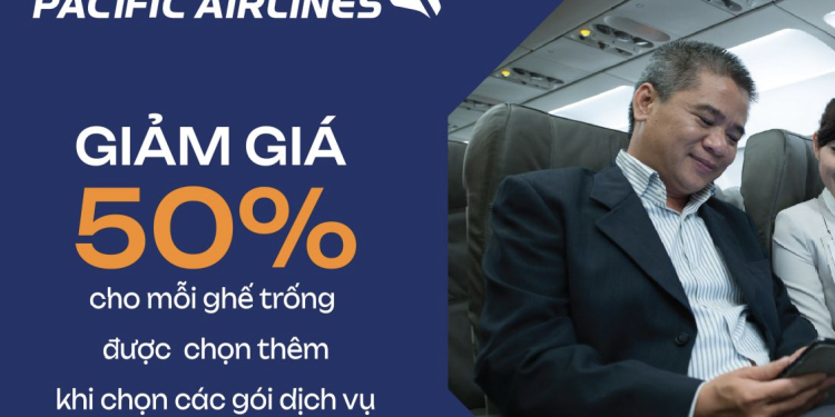 Pacific Airlines triển khai dịch vụ bán combo ghế trống tại sân bay