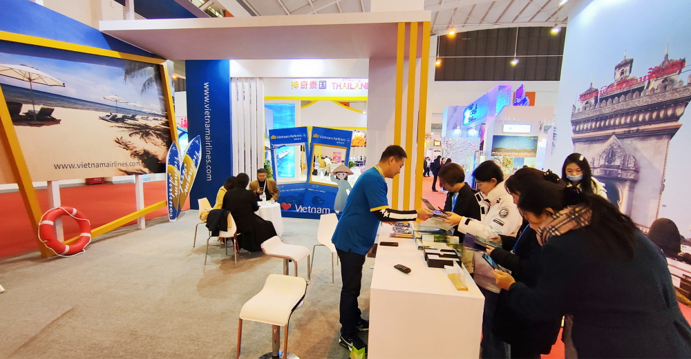 VNA thúc đẩy hợp tác và phát triển du lịch tại Hội chợ Du lịch Quốc tế Trung Quốc 2023