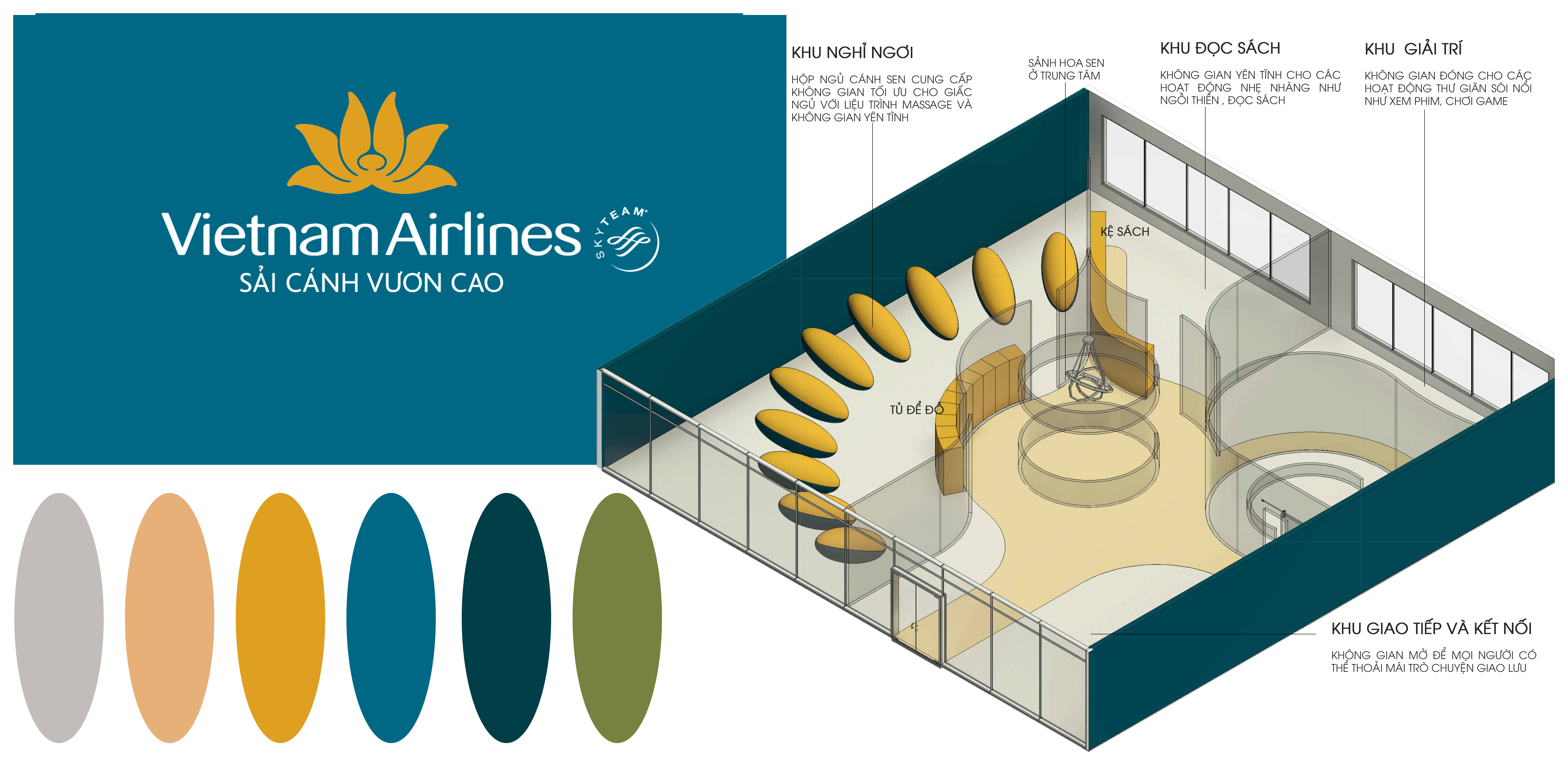 [Không gian 5S – Tập thể] Crew Lounge – nơi nghỉ ngơi mơ ước