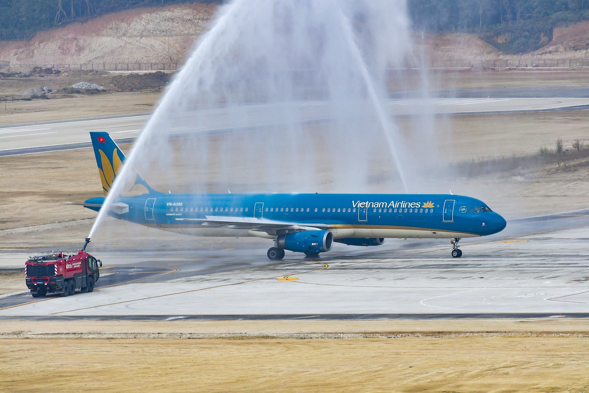 Sân bay Điện Biên chính thức đưa vào khai thác máy bay Airbus A321