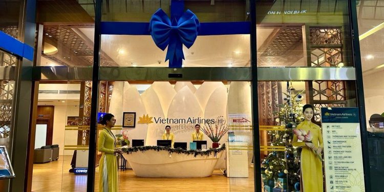 Không khí Giáng sinh tại phòng khách Bông sen Nội Bài