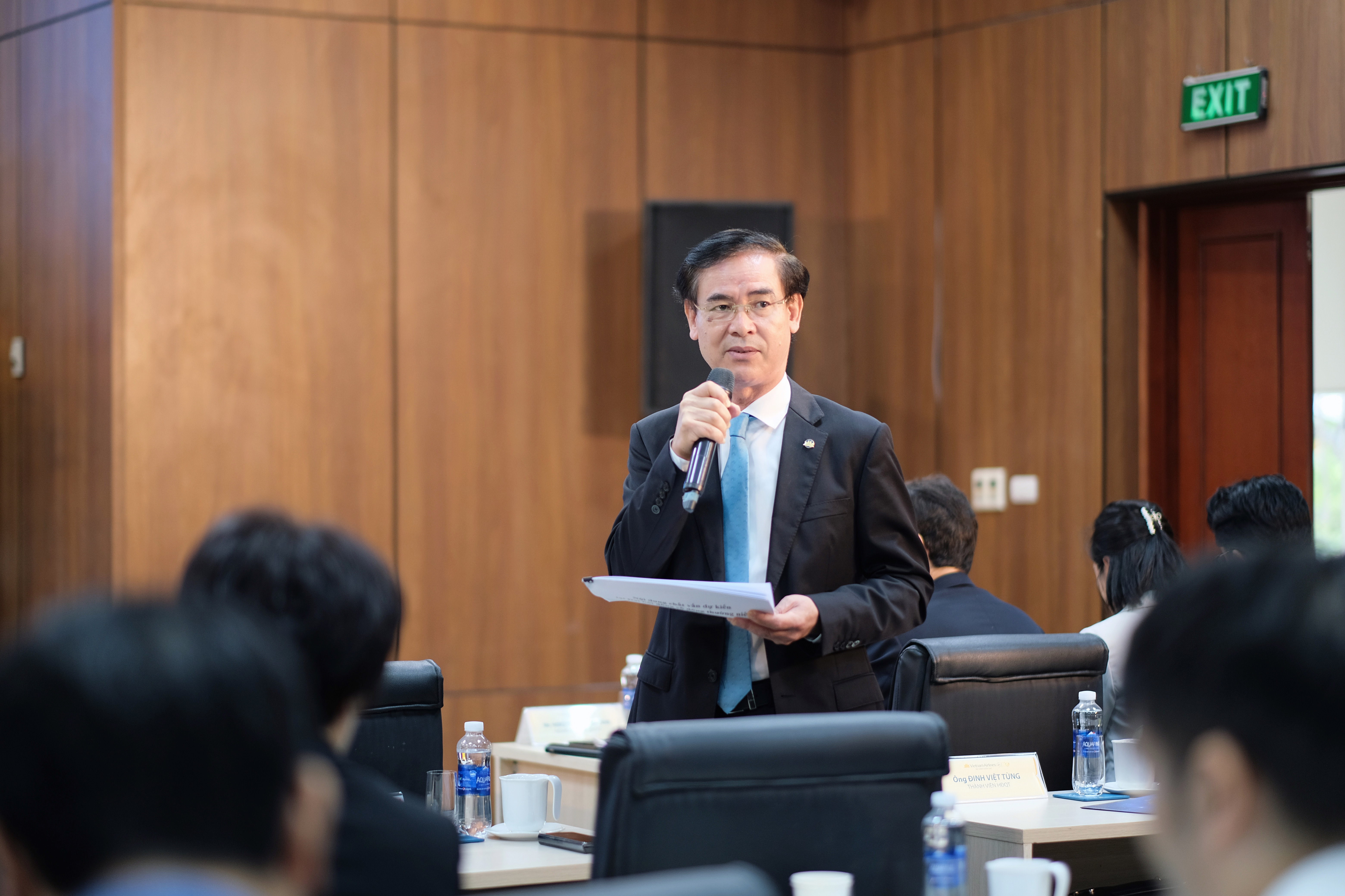 Kế toán trưởng Tổng công ty Trần Thanh Hiền trả lời câu hỏi