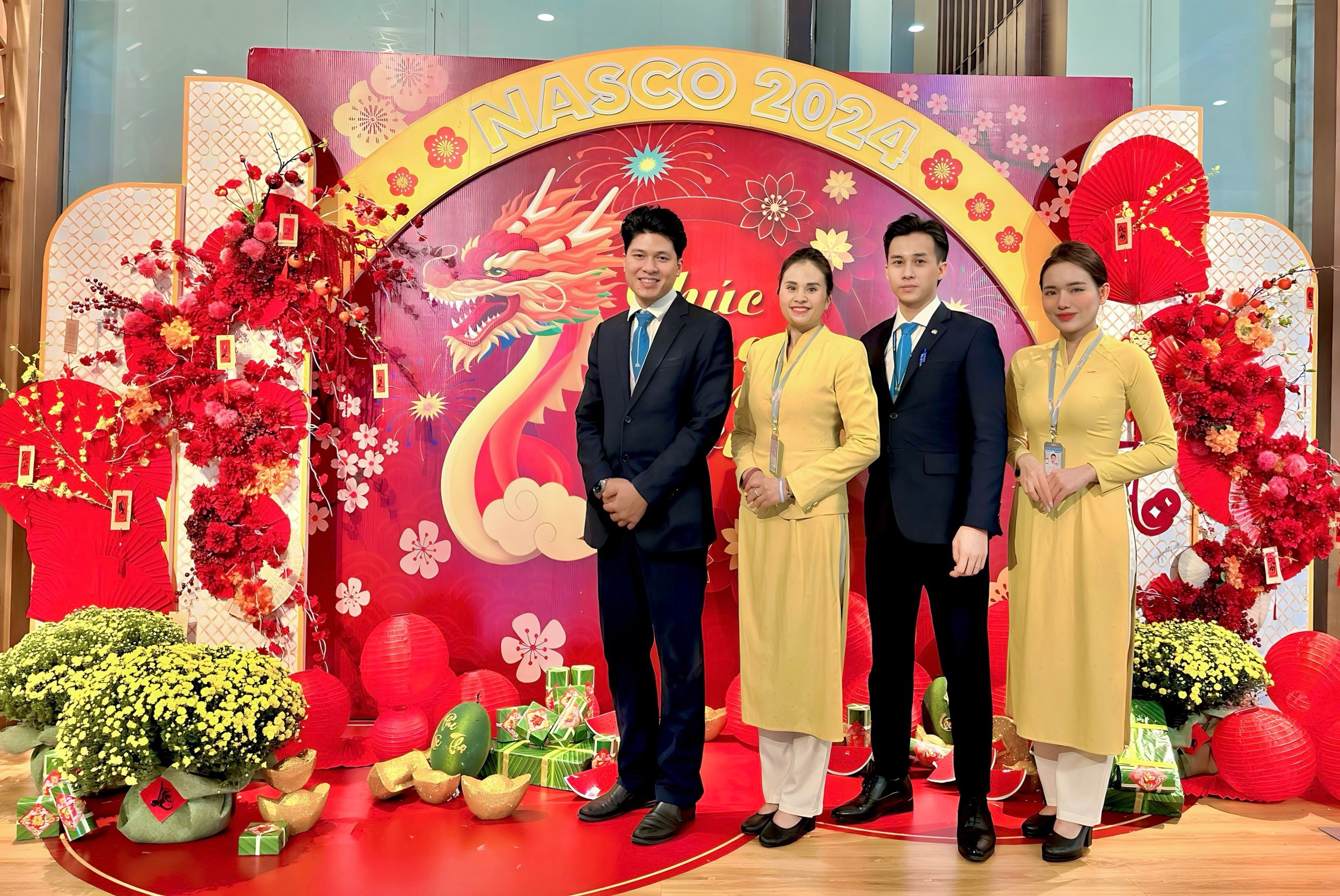 Rộn ràng sắc xuân Giáp Thìn 2024 tại Phòng khách Bông sen