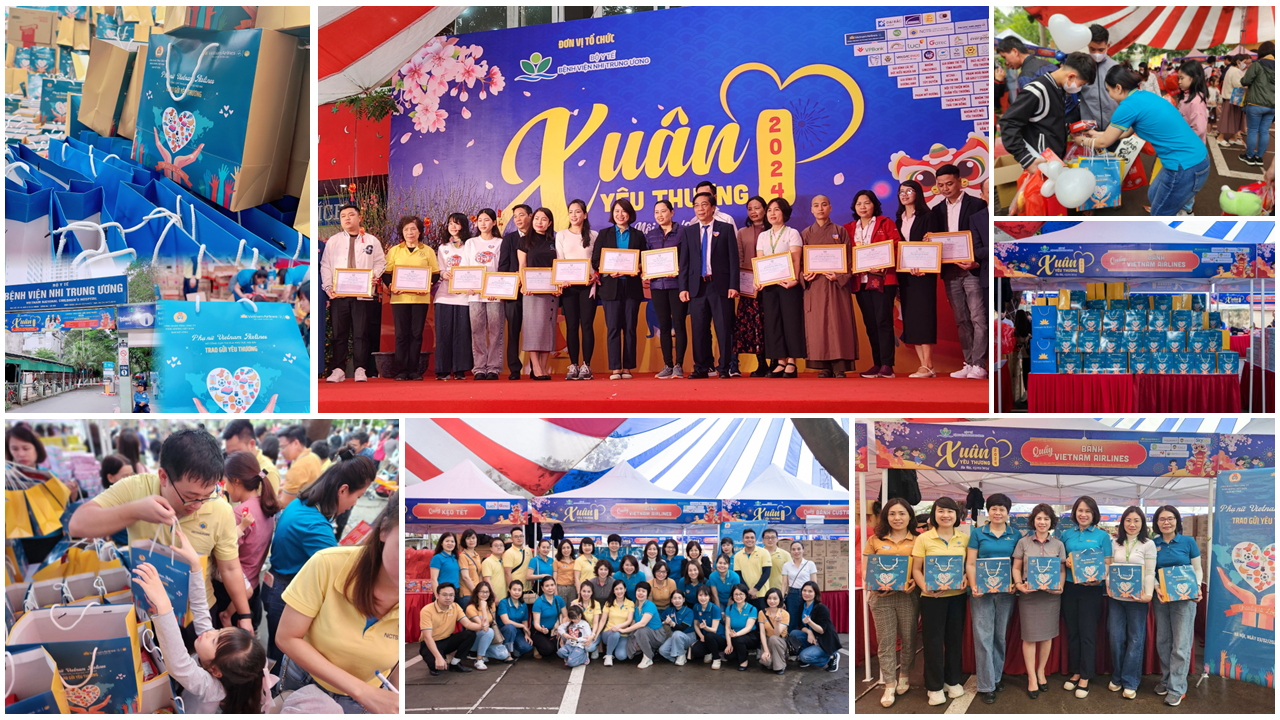 Phụ nữ Vietnam Airlines và hành trình “trao gửi yêu thương” tại 3 miền Bắc – Trung – Nam