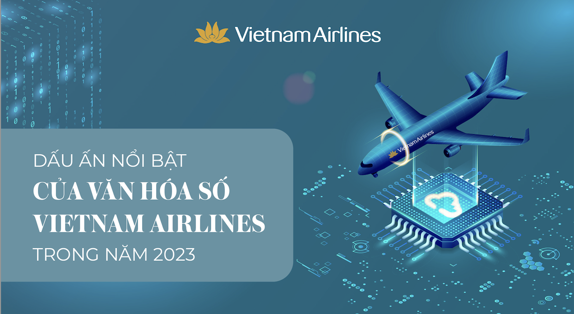 Dấu ấn nổi bật của Văn hoá số Vietnam Airlines trong năm 2023
