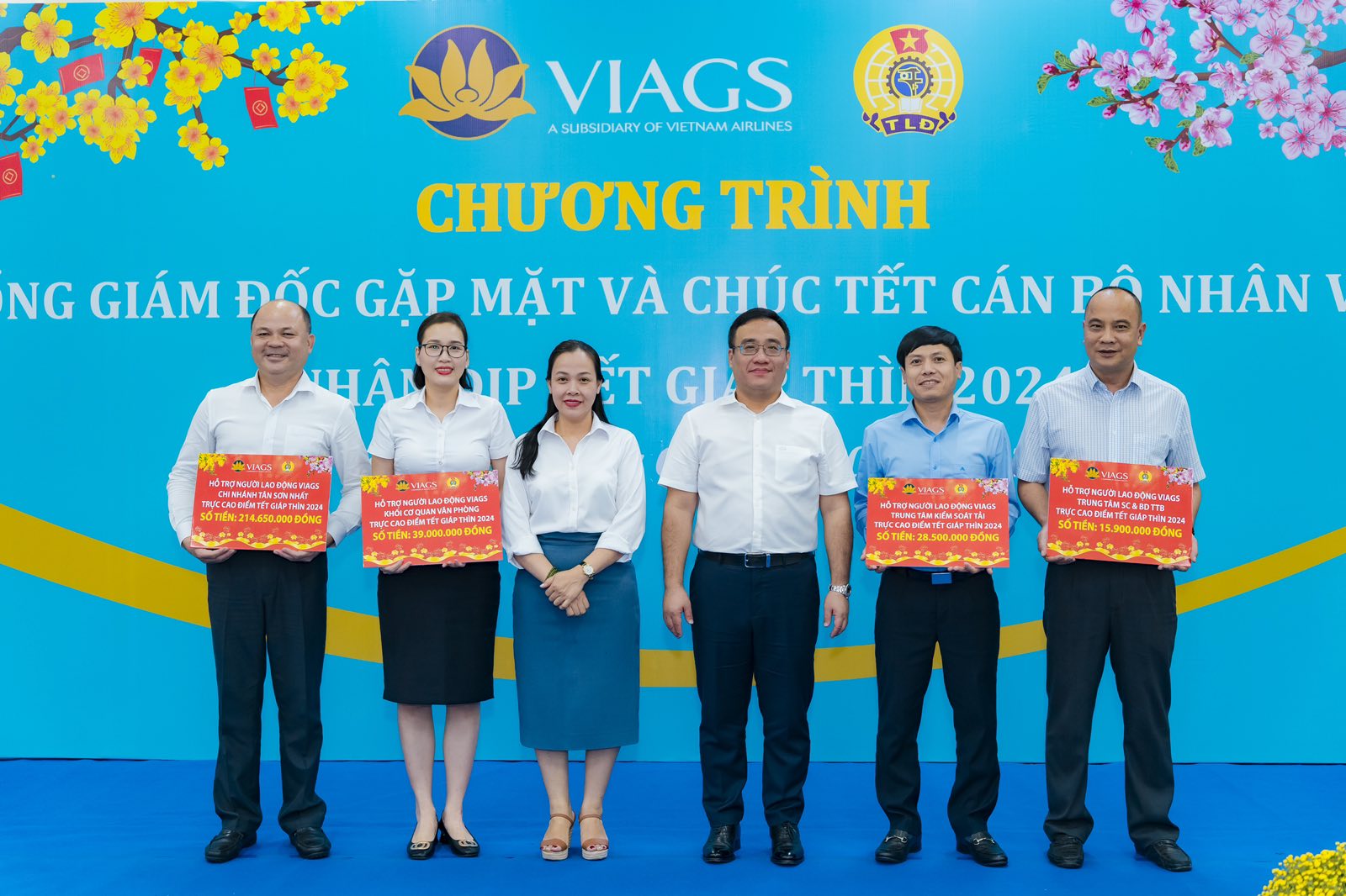 BLĐ VIAGS gặp mặt và chúc Tết CBNV VIAGS 3 miền nhân dịp đón chào Tết Giáp Thìn 2024