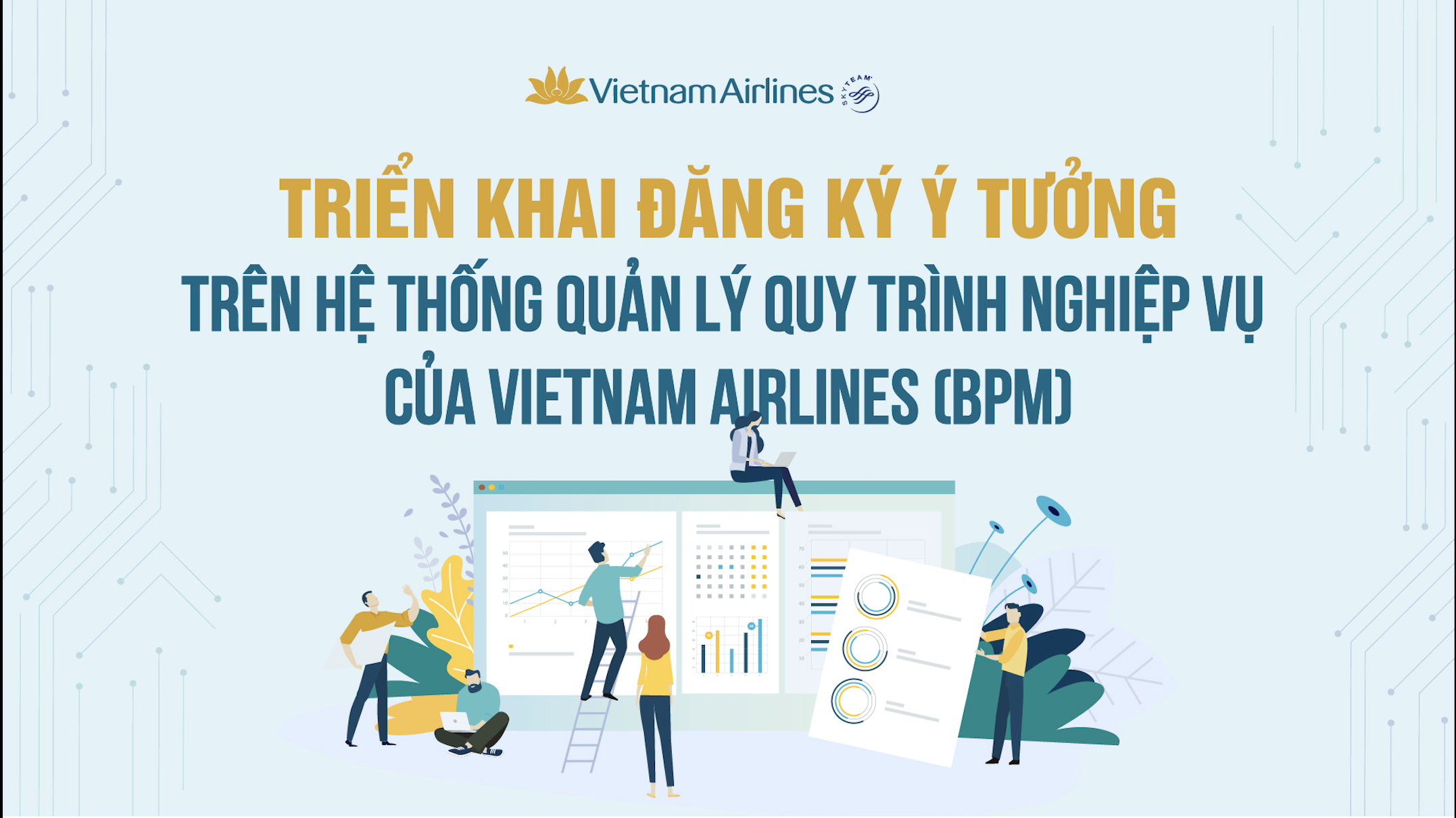 Triển khai đăng ký ý tưởng trên hệ thống quản lý quy trình nghiệp vụ của Vietnam Airlines (BPM)