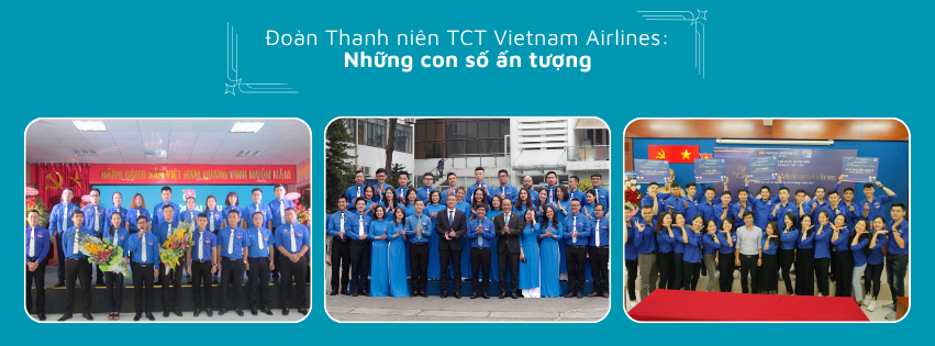 [Infographic] Những con số ấn tượng của Đoàn thanh niên Vietnam Airlines