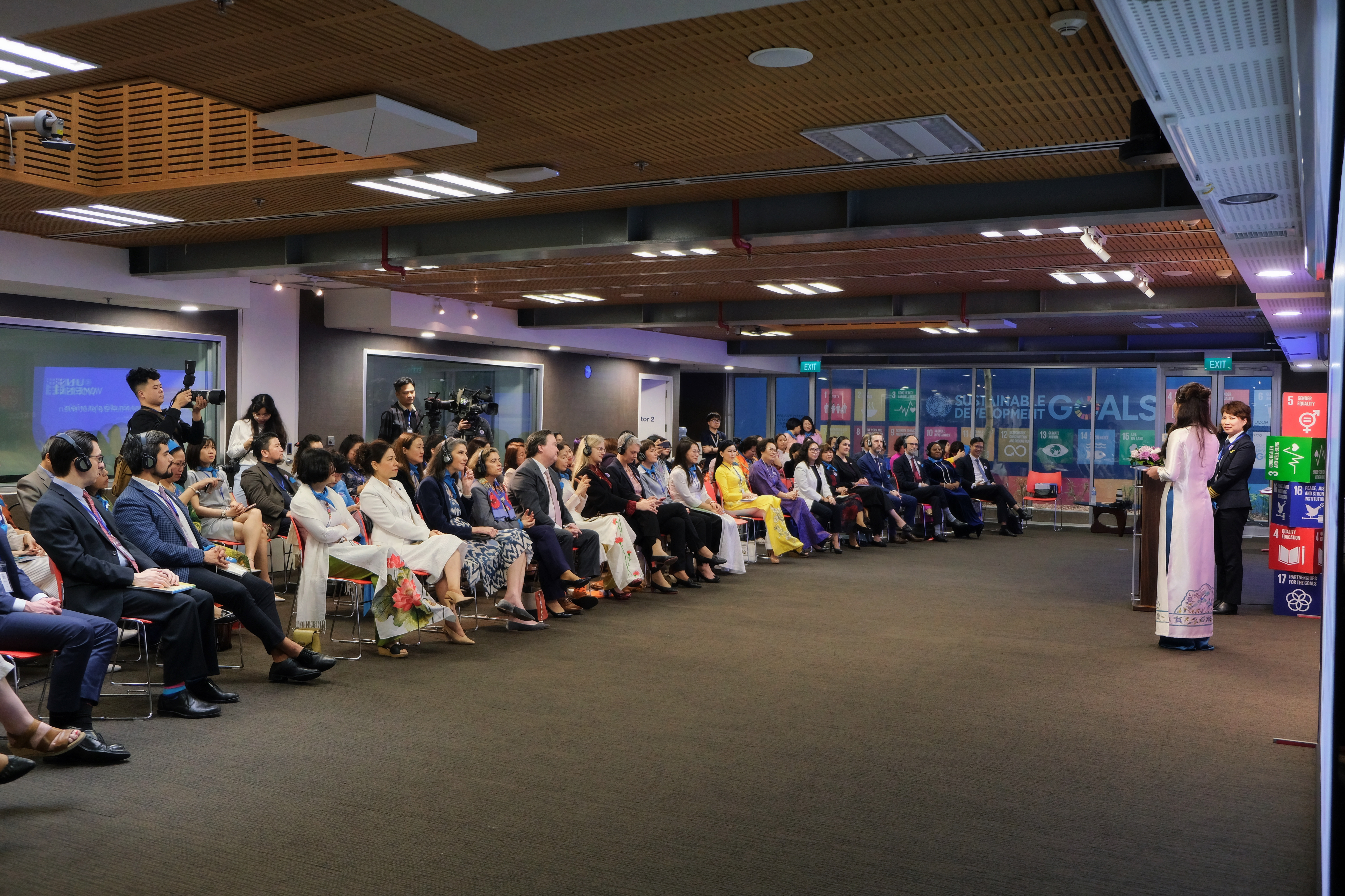 Đại diện VNA tham gia toạ đàm “Đầu tư vào phụ nữ” của Tổ chức Phụ nữ Liên hợp quốc