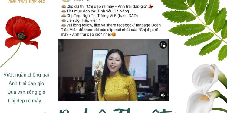 Tiết mục dự thi “Chị đẹp rẽ mây – Anh trai đạp gió” – Thí sinh Ngô Thị Tường Vi