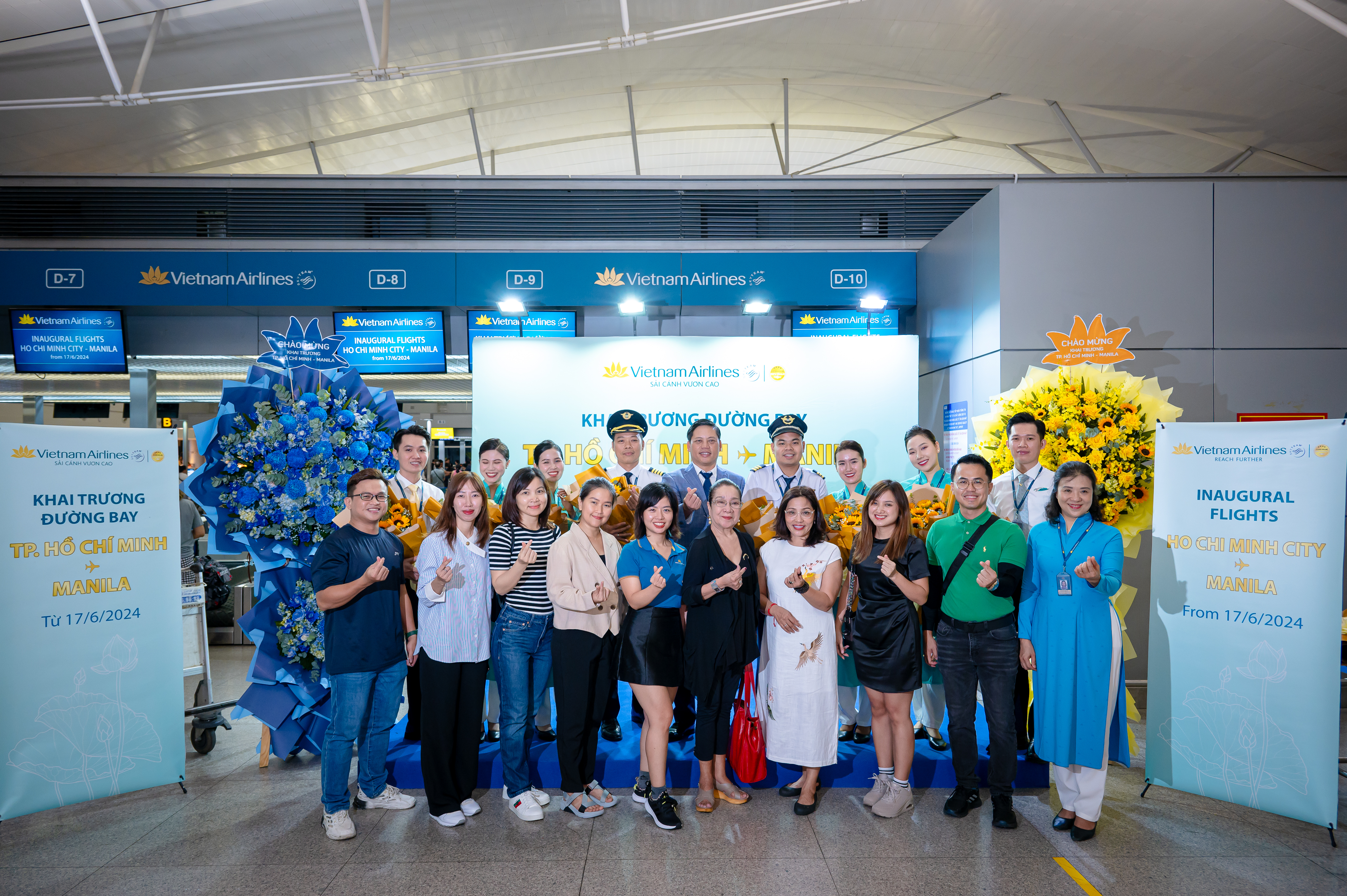 Vietnam Airlines khai trương đường bay thẳng giữa Việt Nam và Philippines