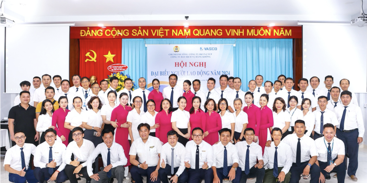 Công ty Bay dịch vụ Hàng không (VASCO) tổ chức Hội nghị đại biểu Người lao động năm 2024
