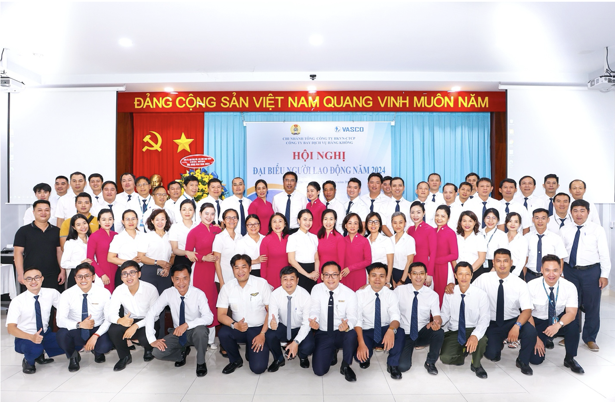 Công ty Bay dịch vụ Hàng không (VASCO) tổ chức Hội nghị đại biểu Người lao động năm 2024