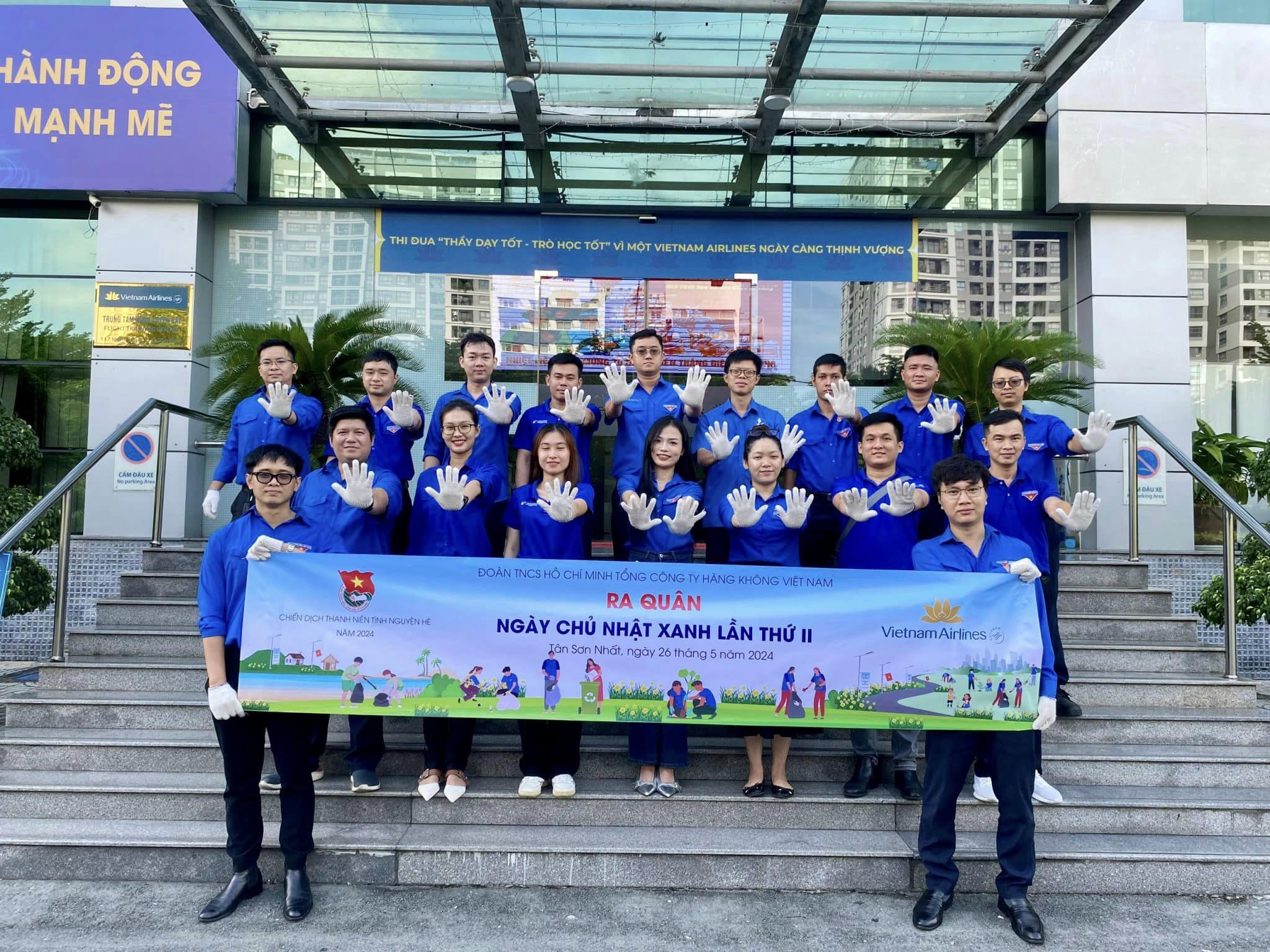 Đoàn thanh niên TCT HKVN ra quân “Ngày Chủ nhật xanh” lần thứ 2 năm 2024