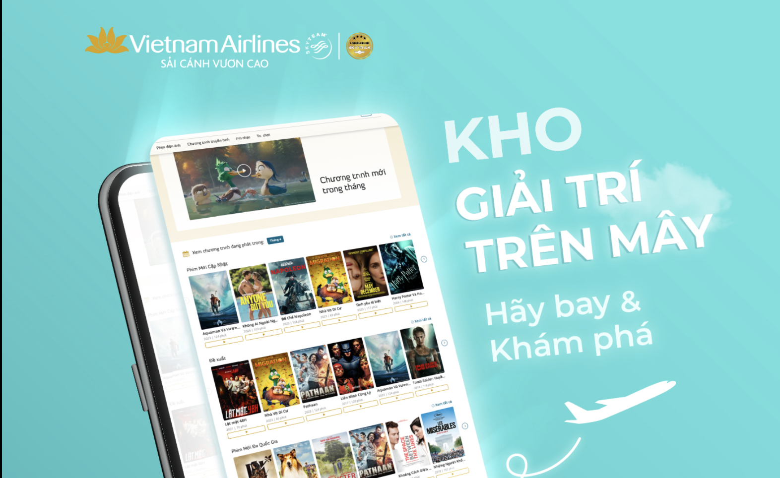 Bạn chọn giải trí bằng cách nào trên các chuyến bay của Vietnam Airlines?