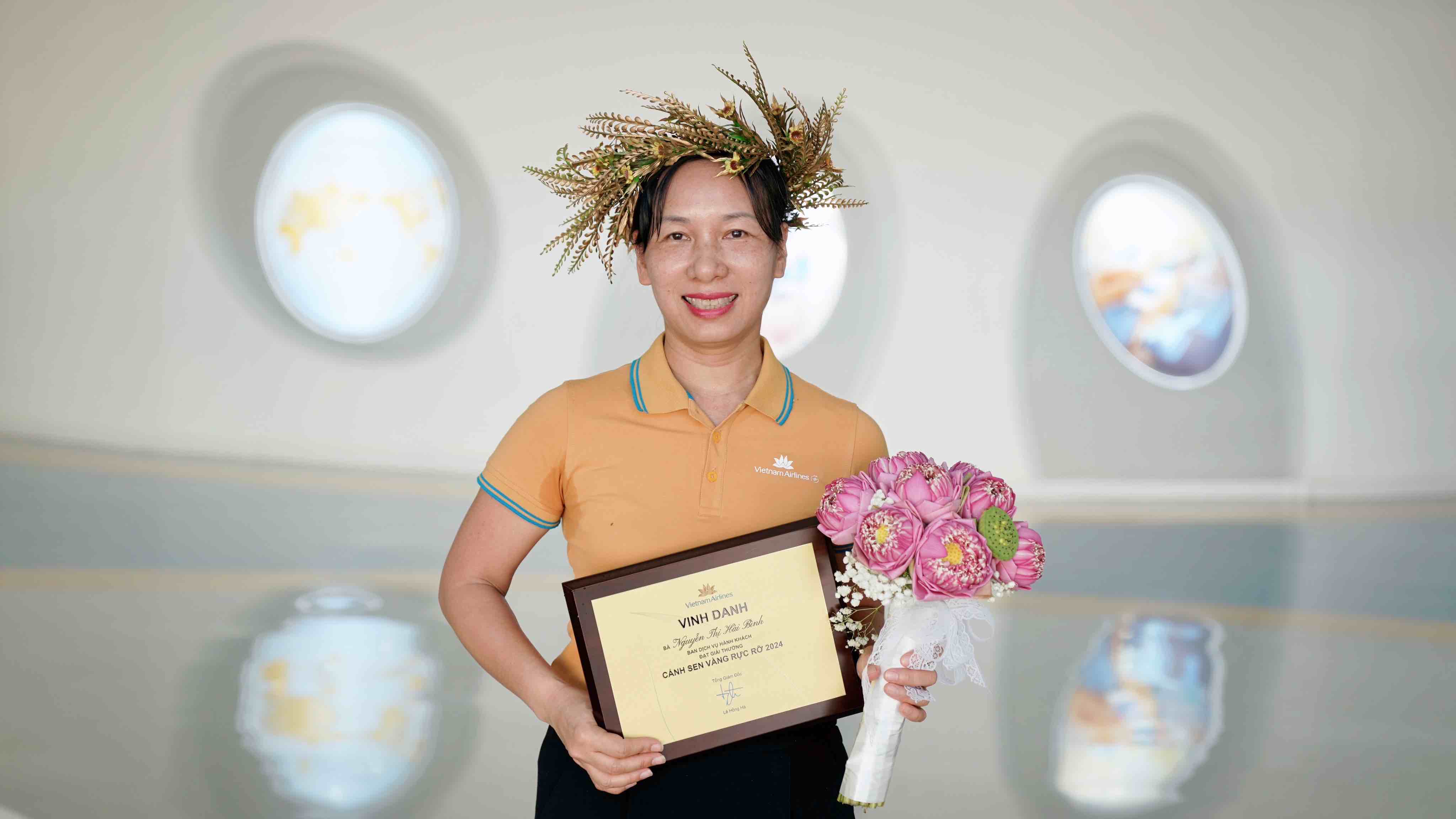 Chủ nhân giải “Cánh Sen Vàng Rực Rỡ”: Trong gần 30 năm công tác tại VNA, đây là ngày vô cùng tự hào