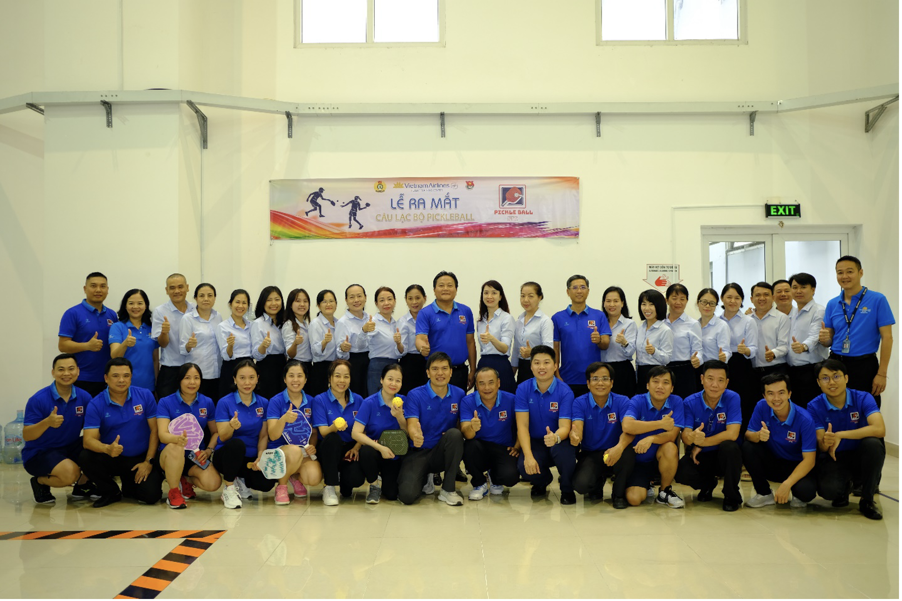 Trung tâm Huấn luyện Bay sôi động với môn thể thao mới: Pickleball