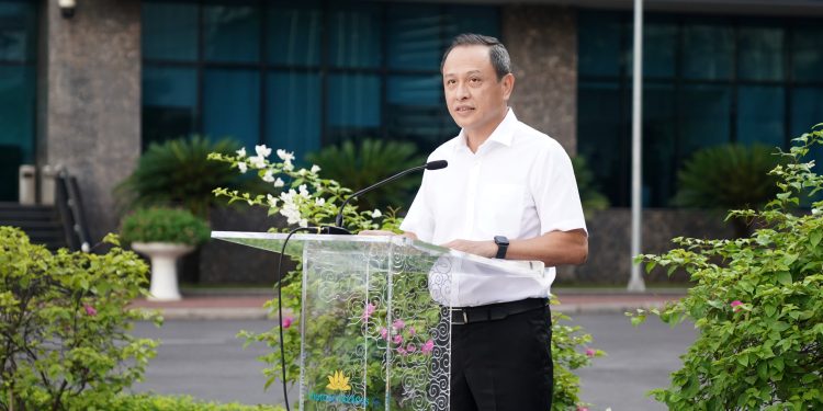 Chào cờ Tháng 8/2024: Tiếp tục phát huy tinh thần và khí thế của giai đoạn cao điểm hè