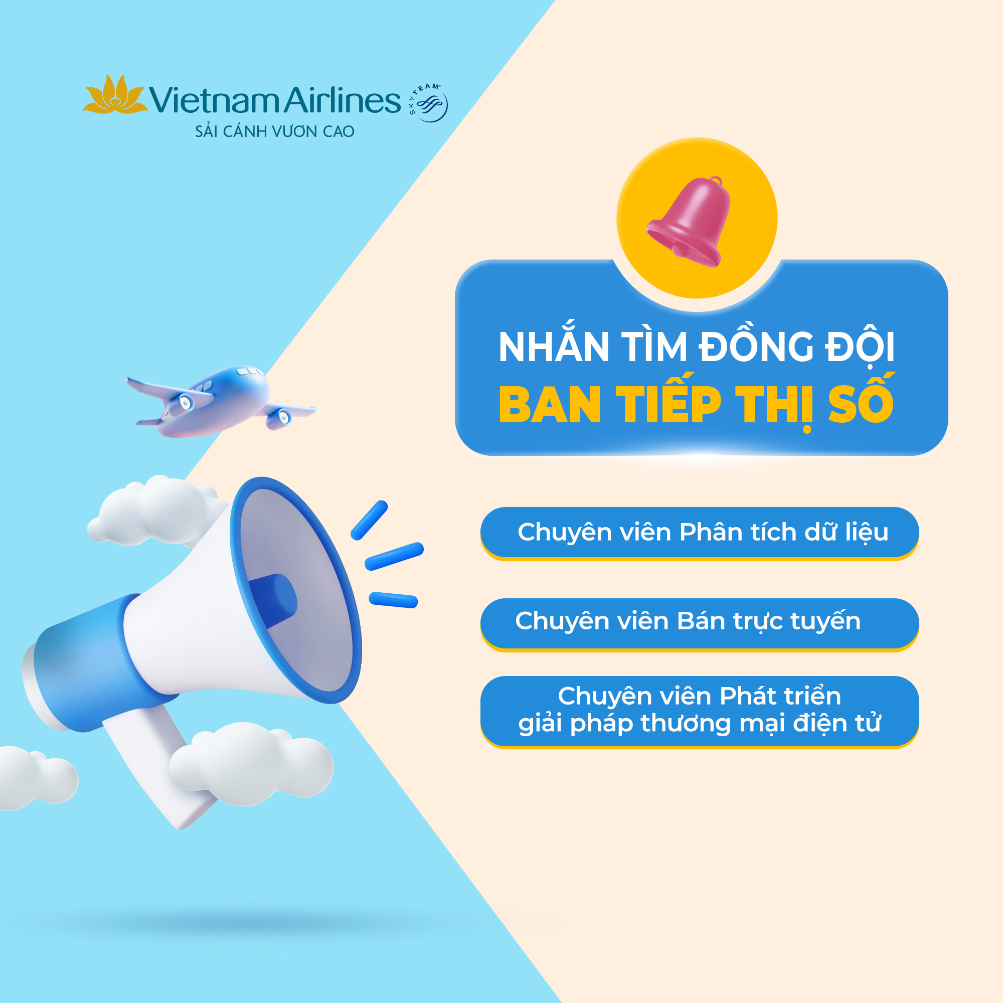 Tuyển dụng Chuyên viên Ban Tiếp thị số năm 2024