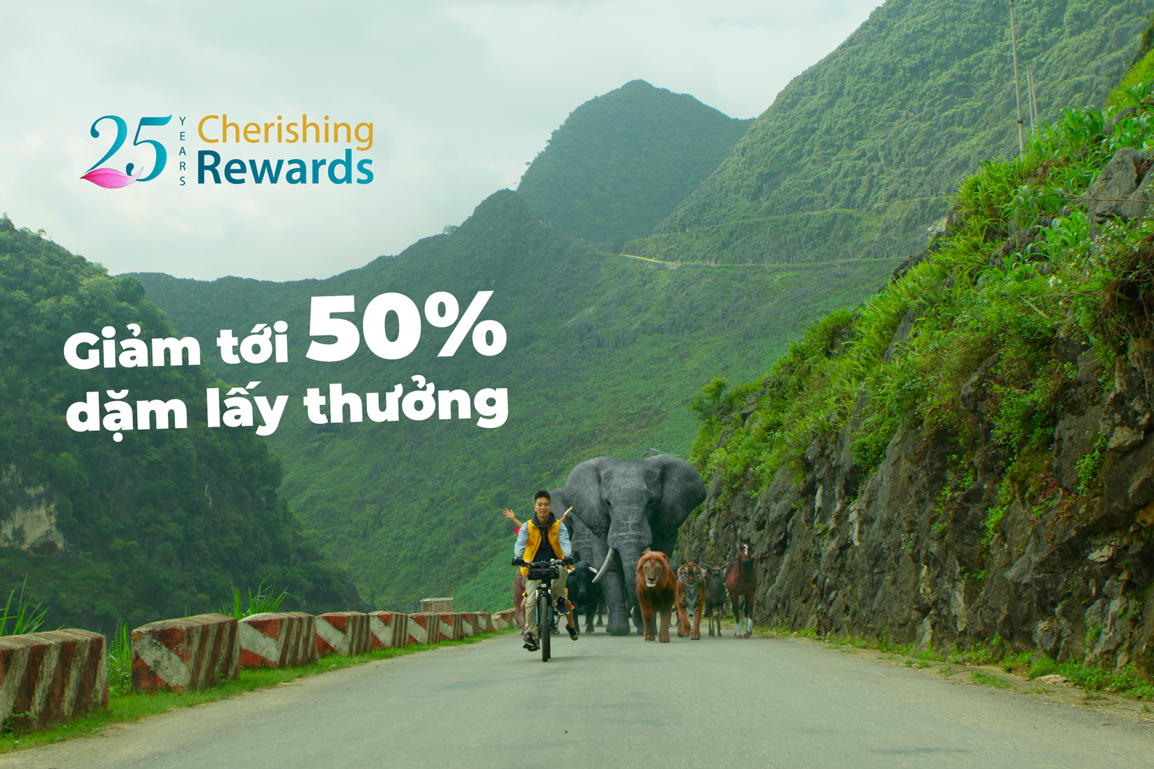 Lotusmiles sinh nhật tuổi 25 – Giảm tới 50% dặm lấy thưởng