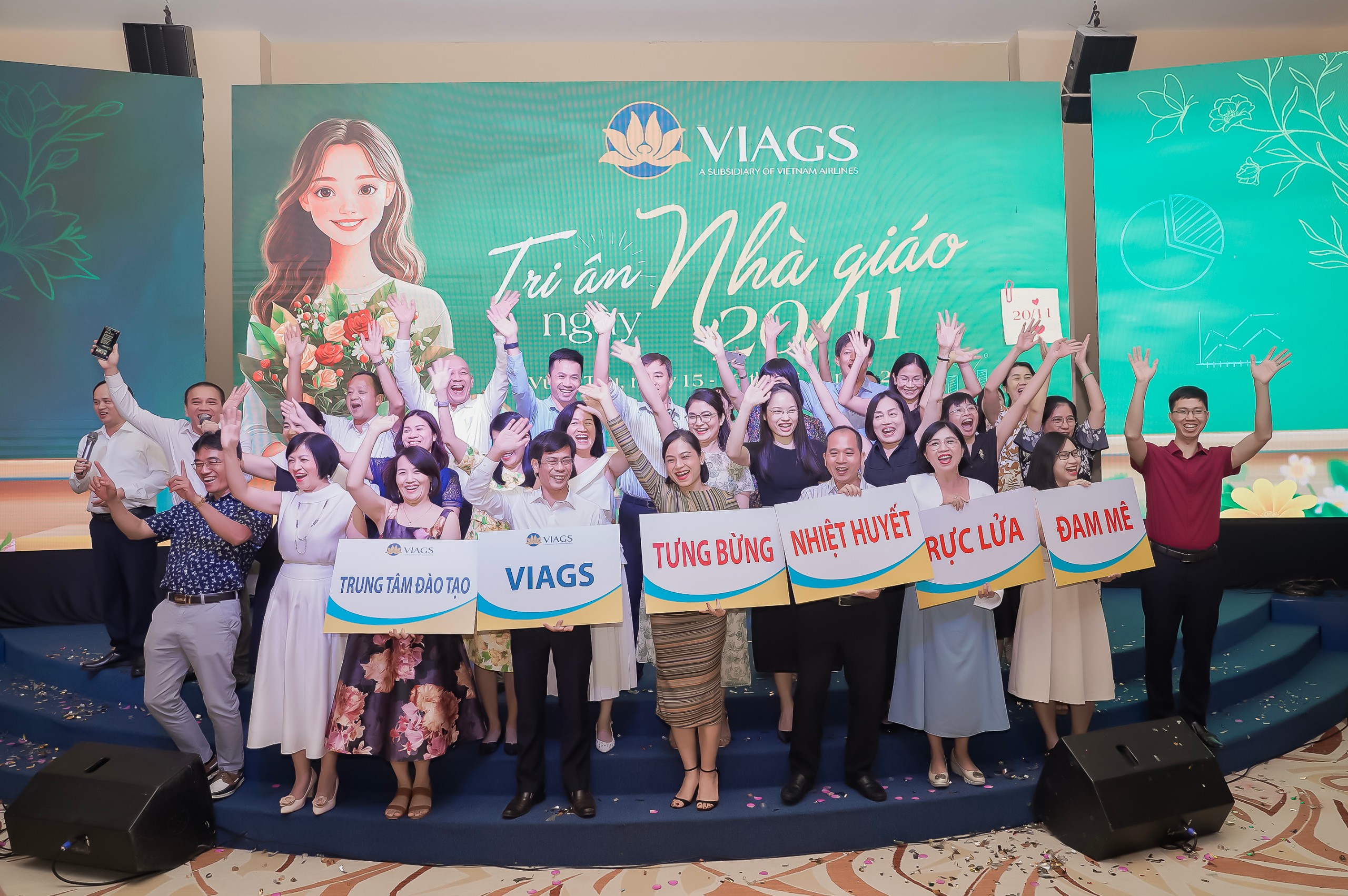 VIAGS tổ chức chuỗi hoạt động ý nghĩa chào mừng ngày Nhà giáo Việt Nam 20/11