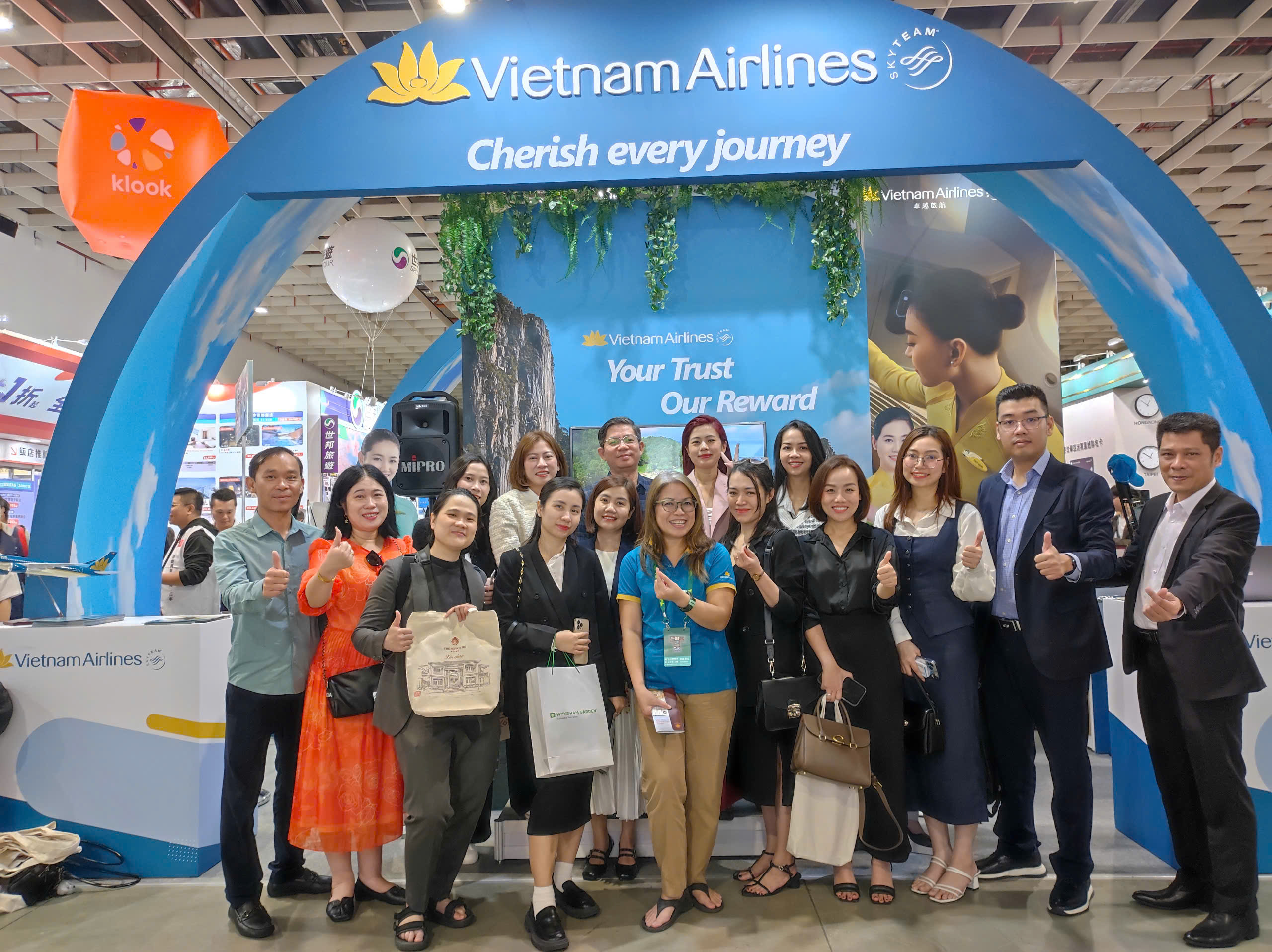 VNA đồng hành cùng Hội chợ Du lịch Quốc tế Đài Loan ITF 2024